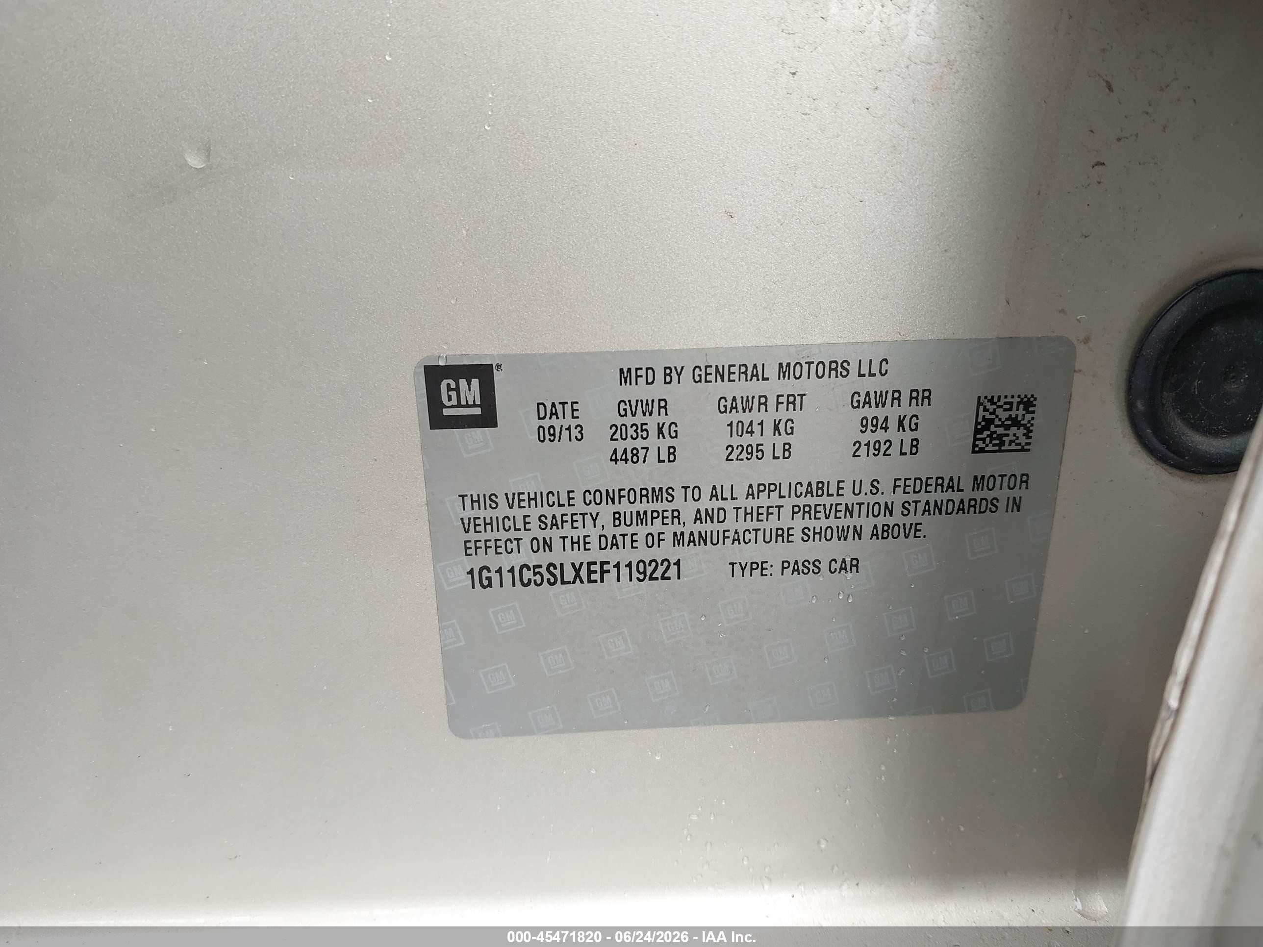 2014 Chevrolet Malibu 1lt Золотой vin: 1G11C5SLXEF119221