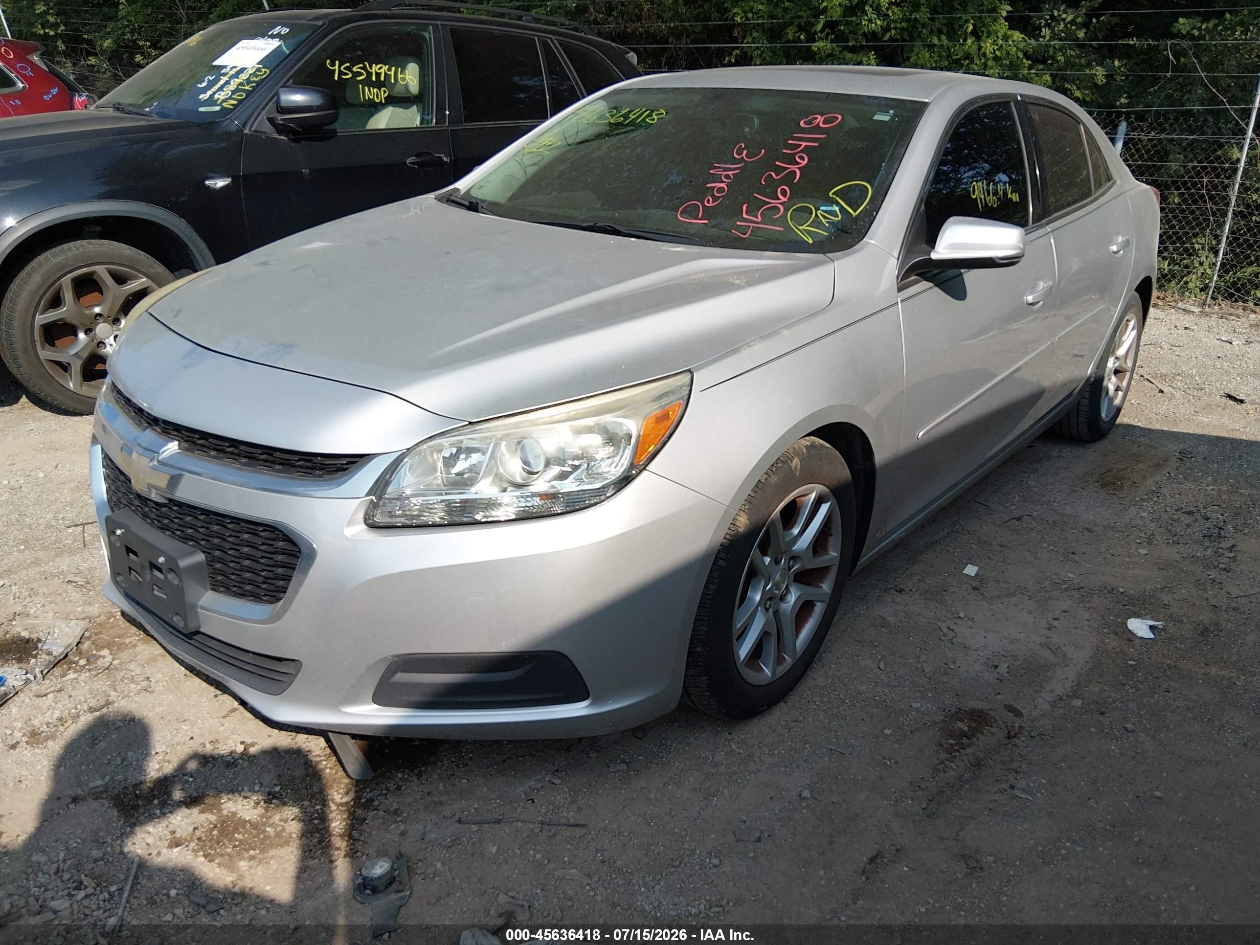 2014 Chevrolet Malibu 1lt Silver vin: 1G11C5SLXEF154406
