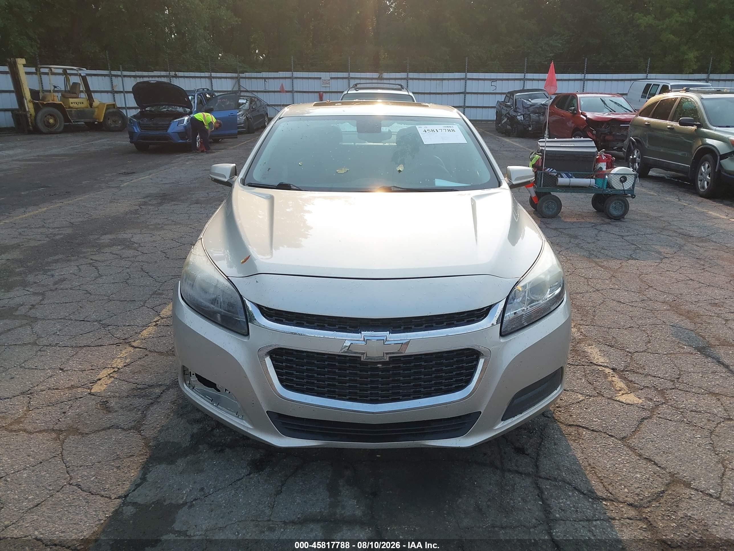 2014 Chevrolet Malibu 1lt Gold vin: 1G11C5SLXEF189527