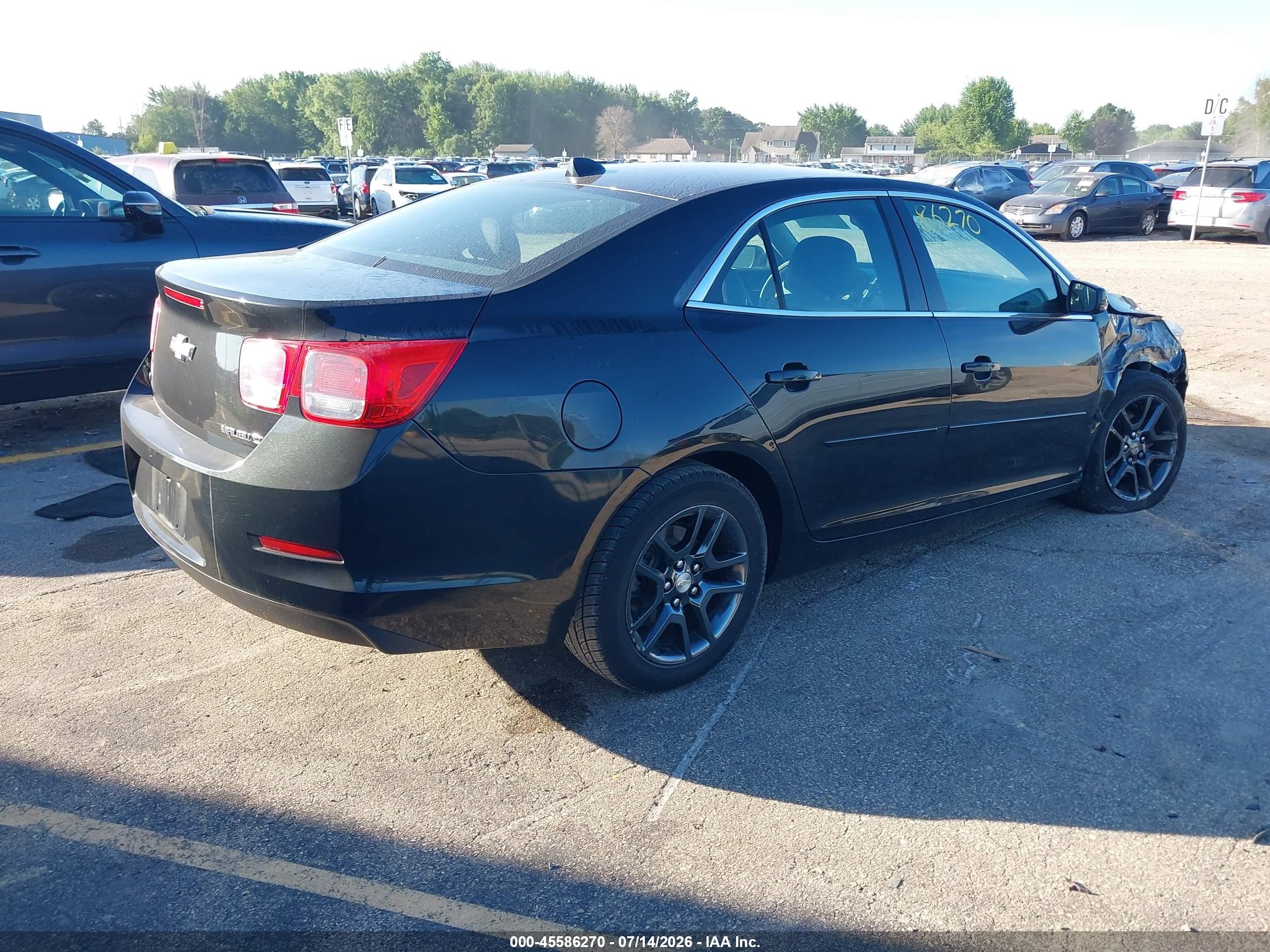 2014 Chevrolet Malibu 1lt Gray vin: 1G11C5SLXEF236880