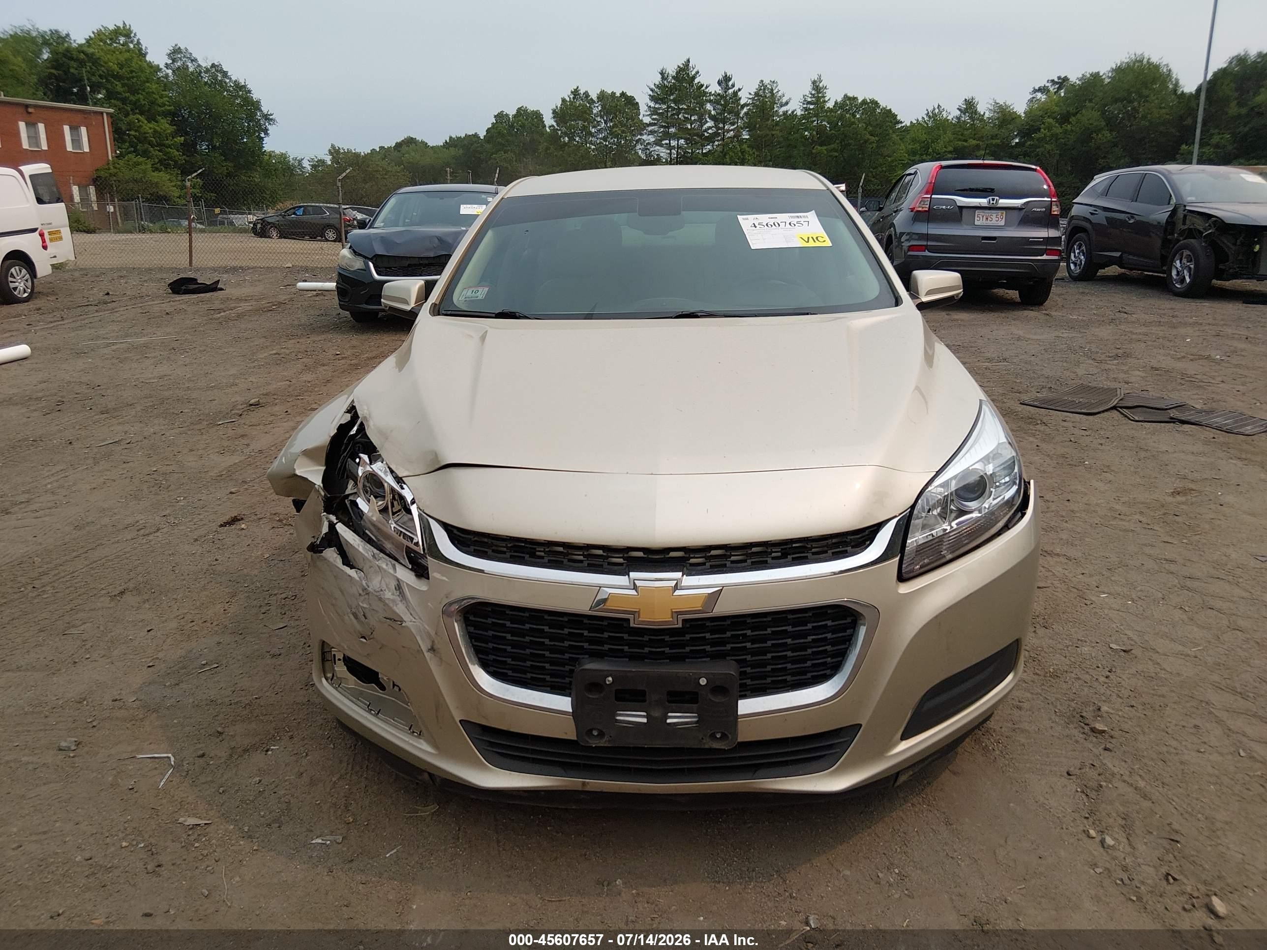 2014 Chevrolet Malibu 1lt Золотой vin: 1G11C5SLXEF240976