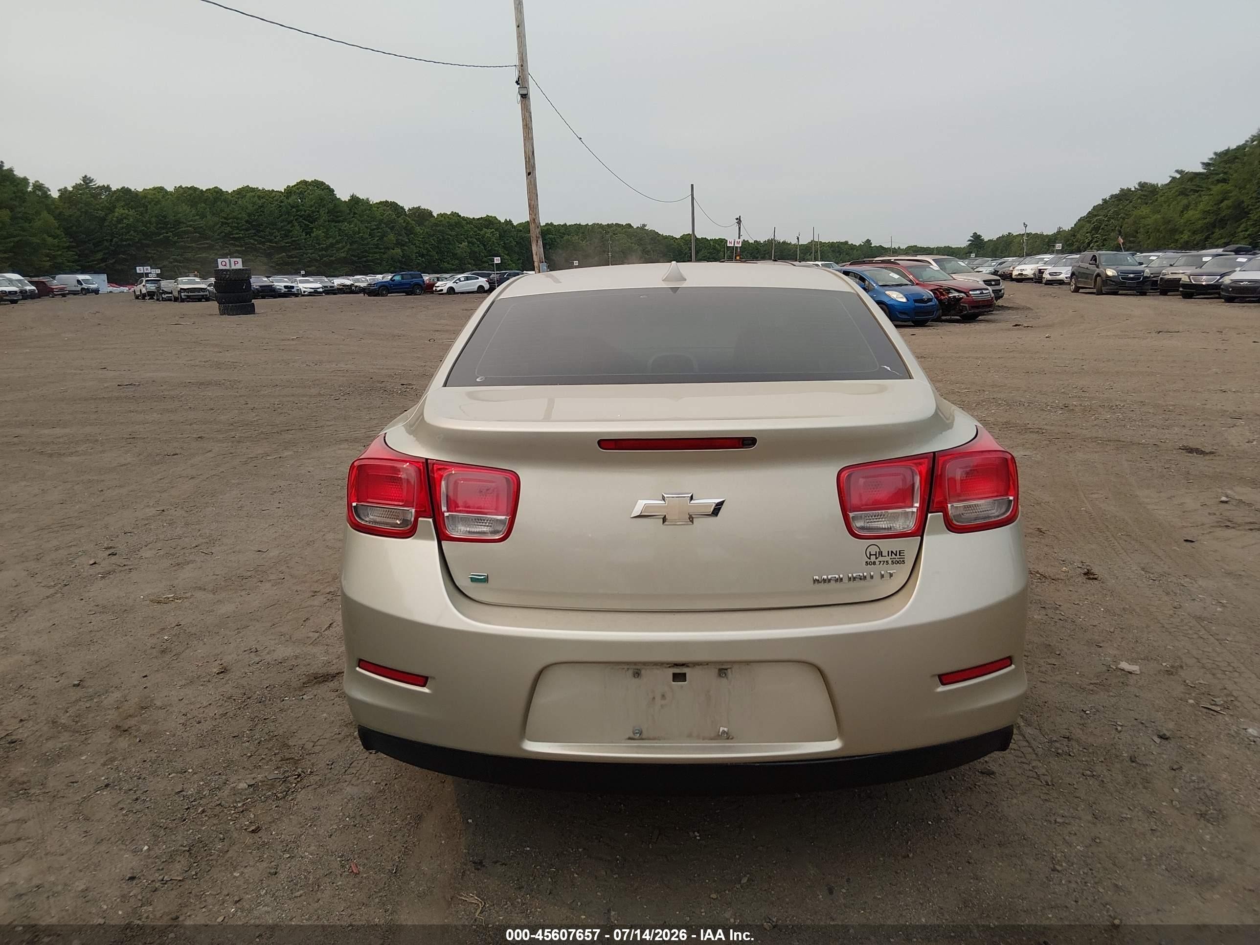 2014 Chevrolet Malibu 1lt Золотой vin: 1G11C5SLXEF240976
