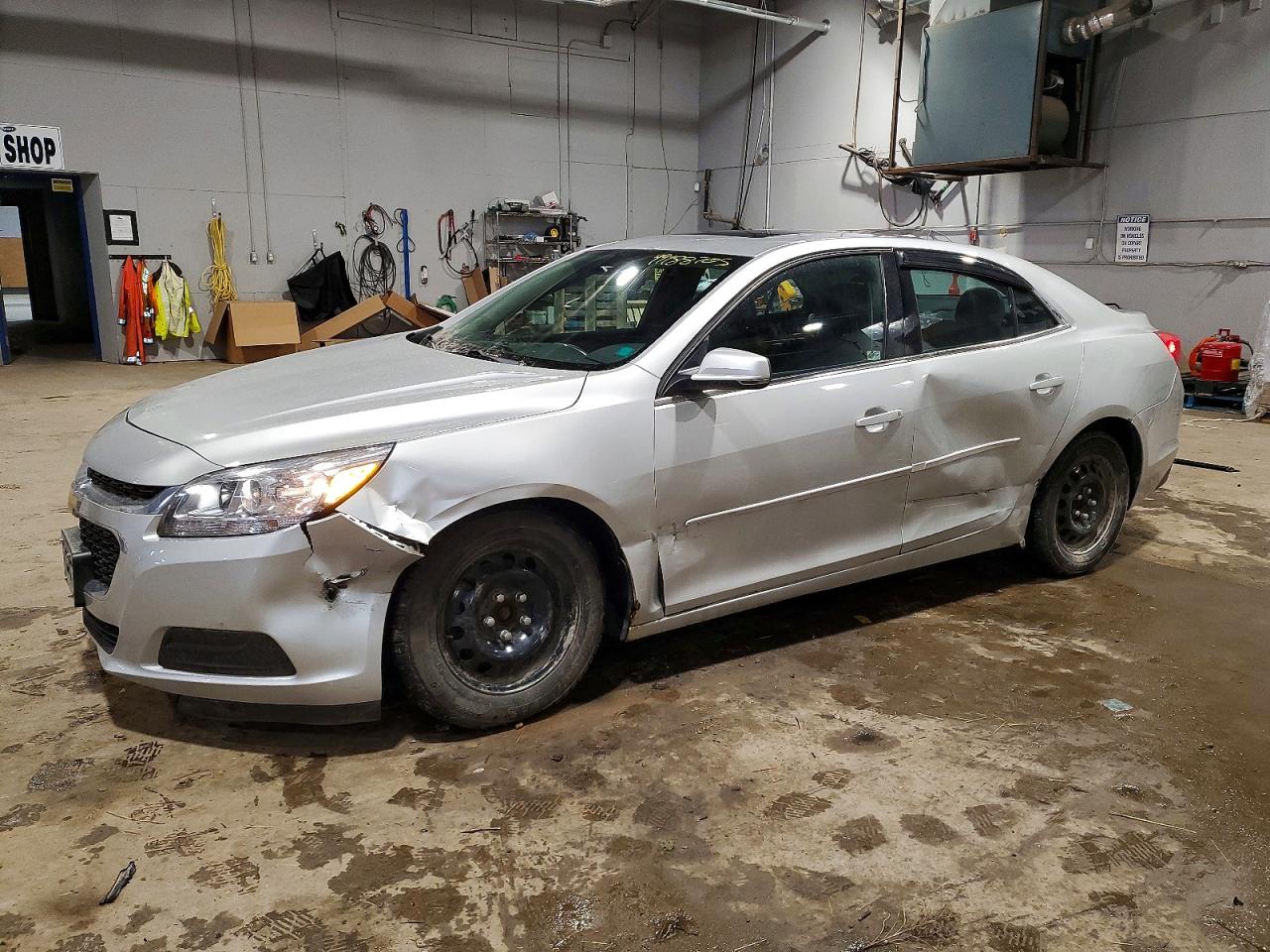 2014 Chevrolet Malibu 1lt Silver vin: 1G11C5SLXEF259687