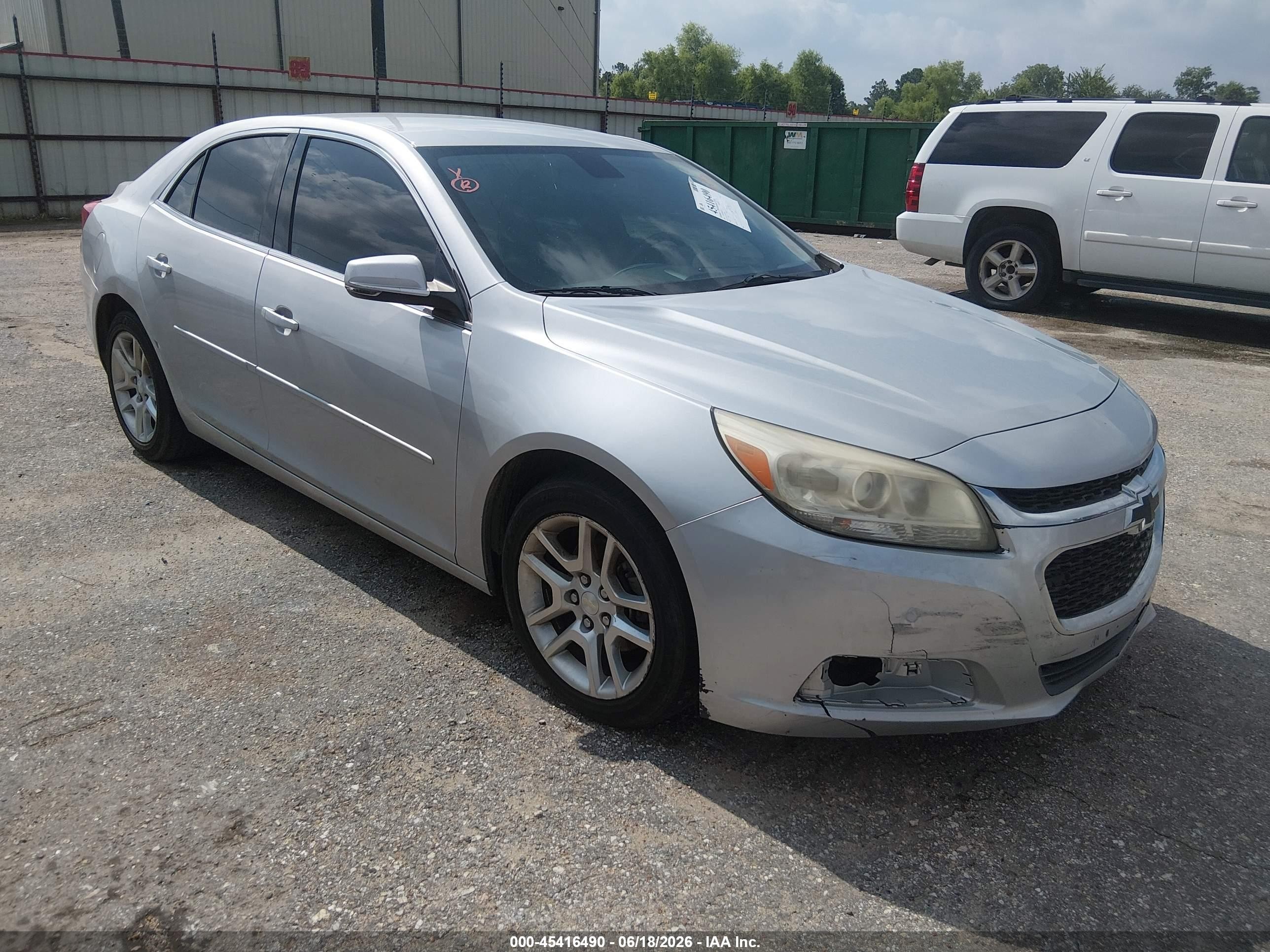 2014 Chevrolet Malibu 1lt Silver vin: 1G11C5SLXEF290809
