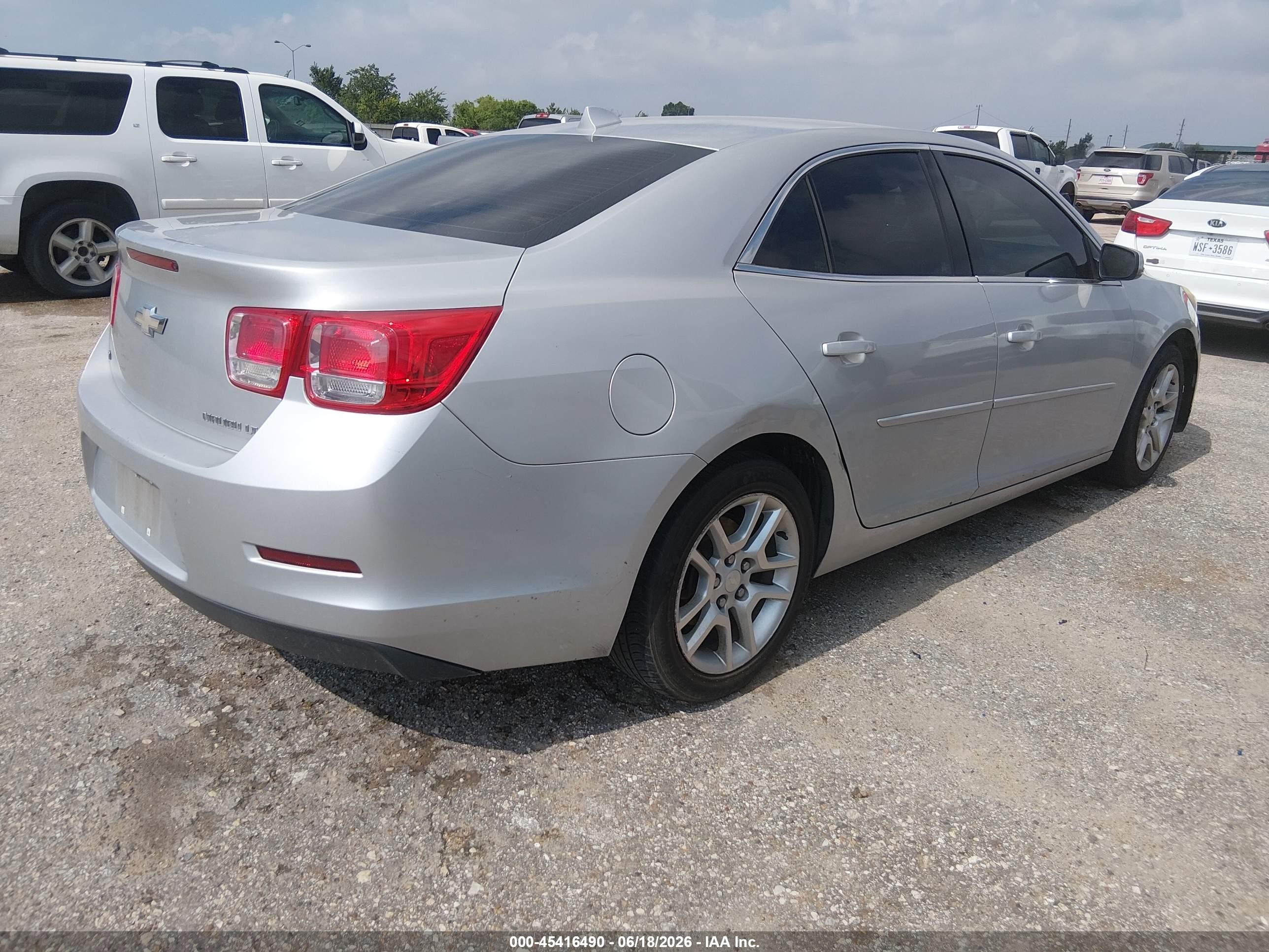 2014 Chevrolet Malibu 1lt Silver vin: 1G11C5SLXEF290809