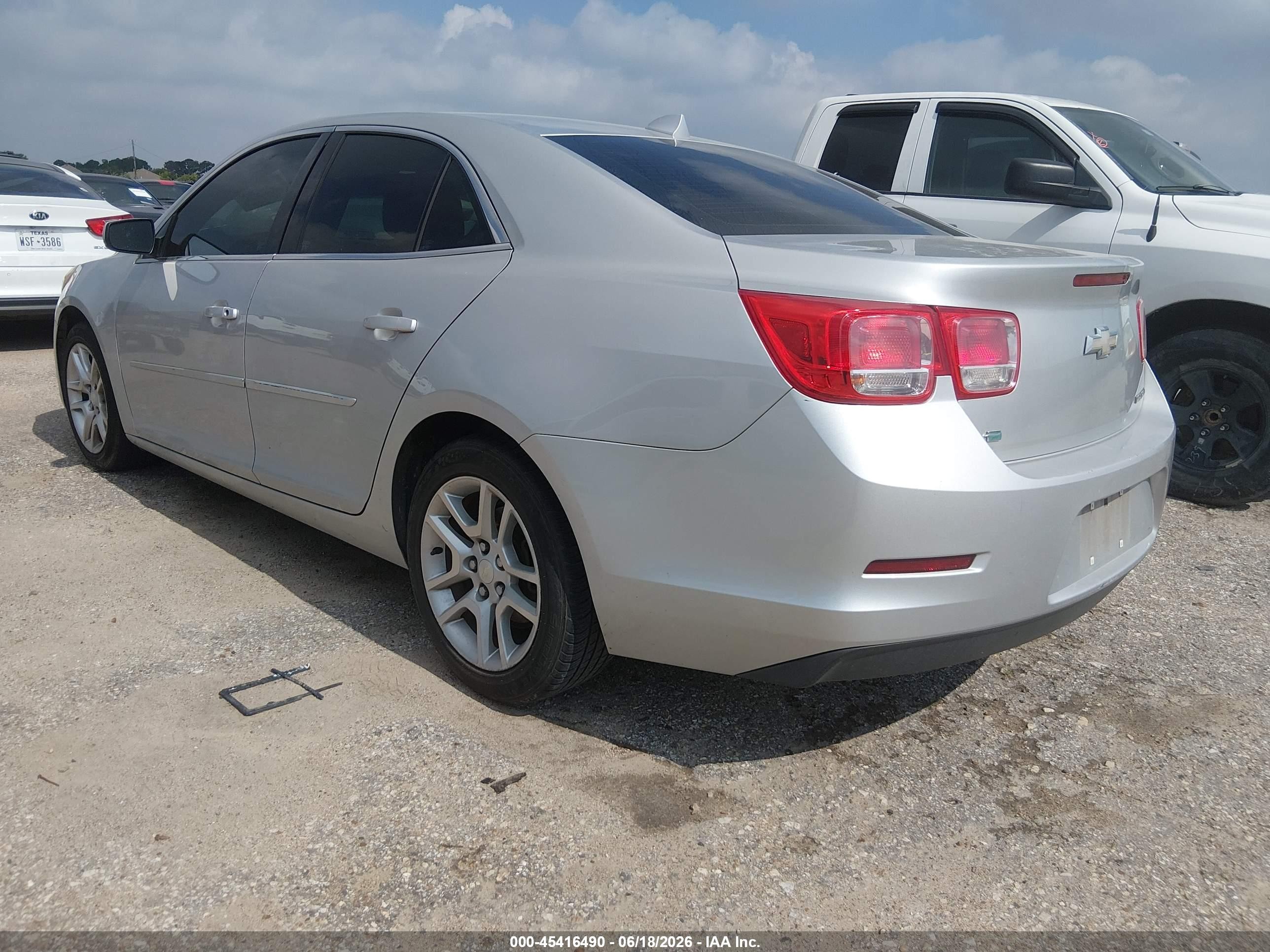 2014 Chevrolet Malibu 1lt Silver vin: 1G11C5SLXEF290809