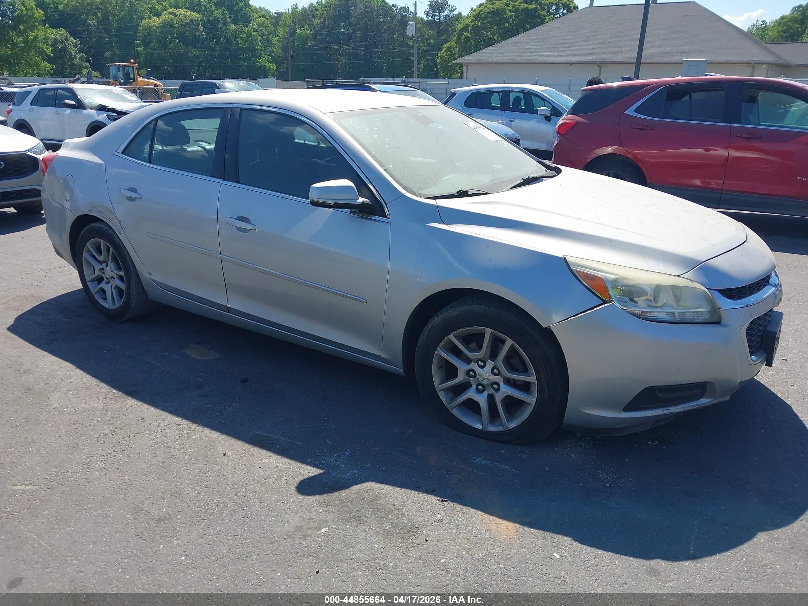 2015 Chevrolet Malibu 1lt Silver vin: 1G11C5SLXFF134707