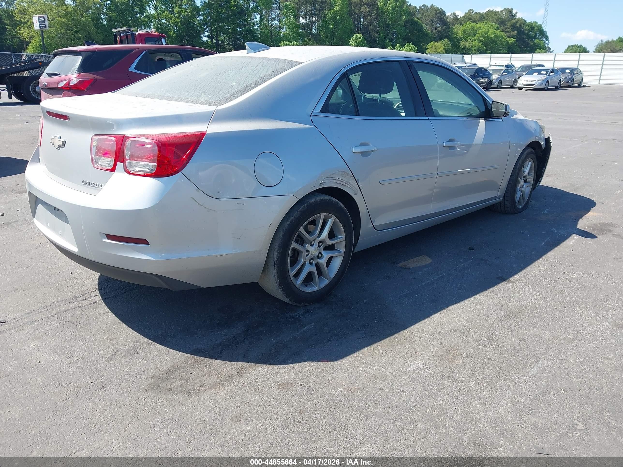 2015 Chevrolet Malibu 1lt Silver vin: 1G11C5SLXFF134707