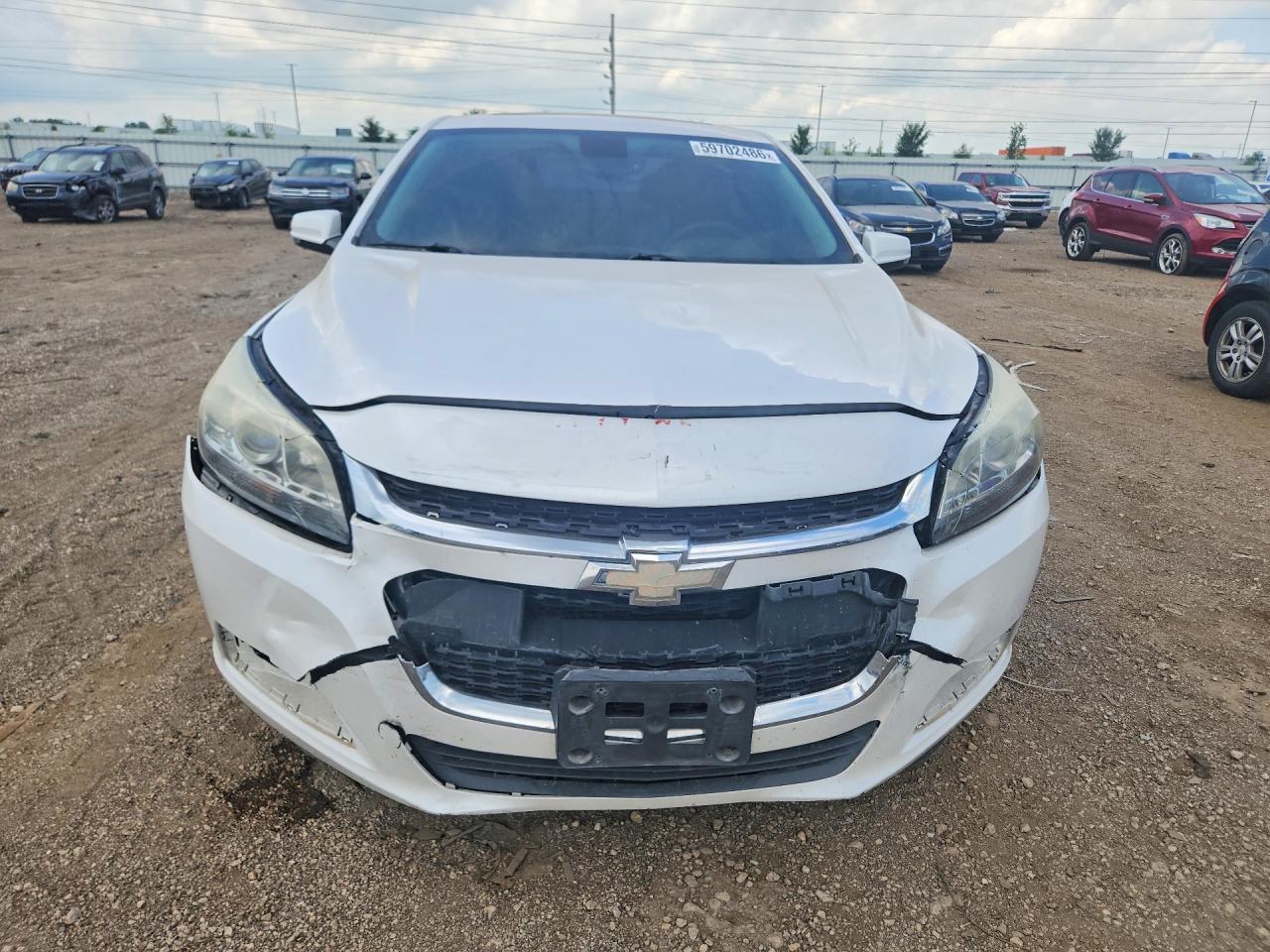 2015 Chevrolet Malibu 1lt White vin: 1G11C5SLXFF190971