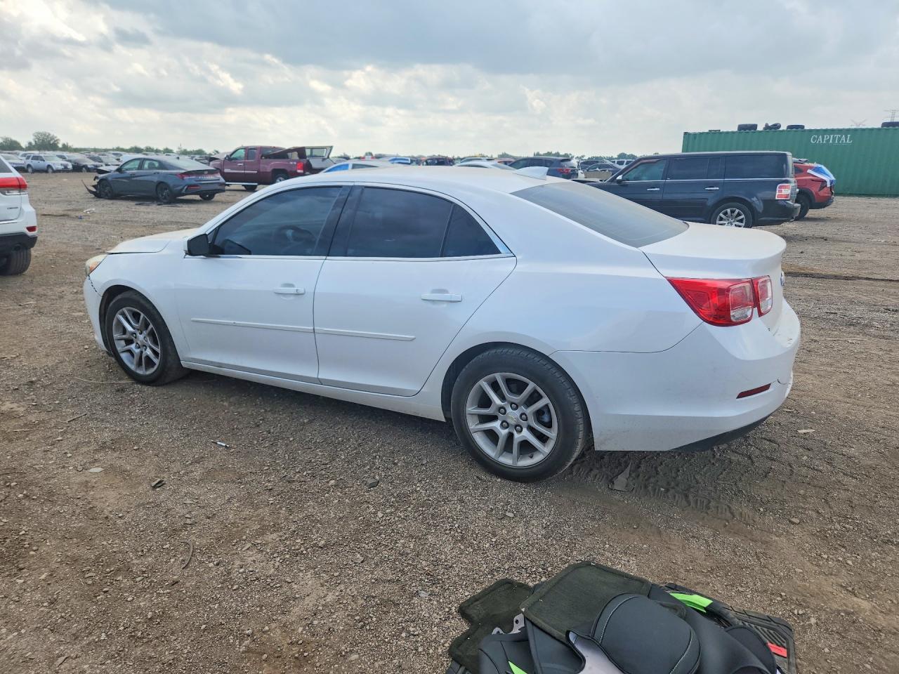 2015 Chevrolet Malibu 1lt White vin: 1G11C5SLXFF190971