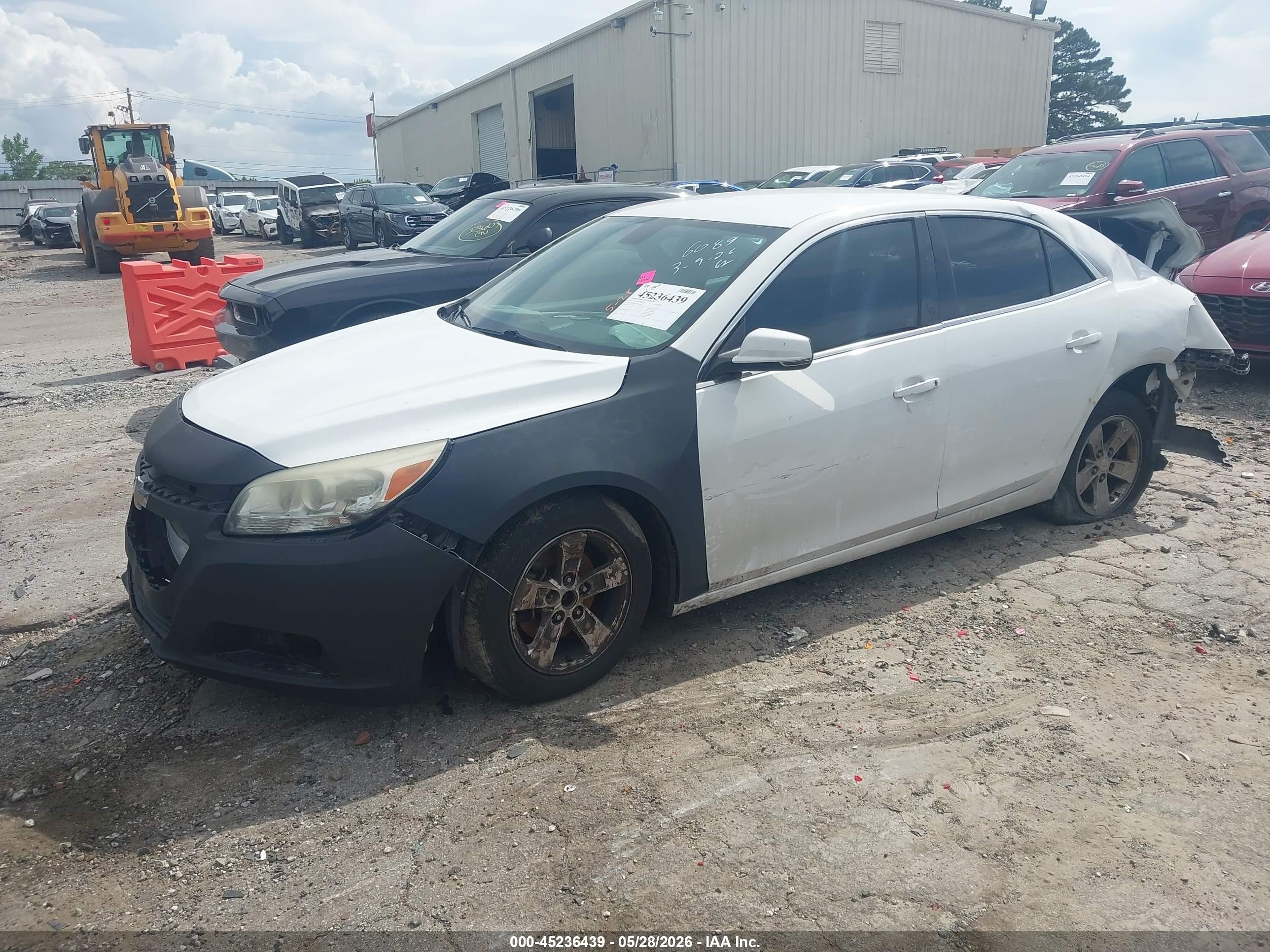 2015 Chevrolet Malibu 1lt White vin: 1G11C5SLXFF226089