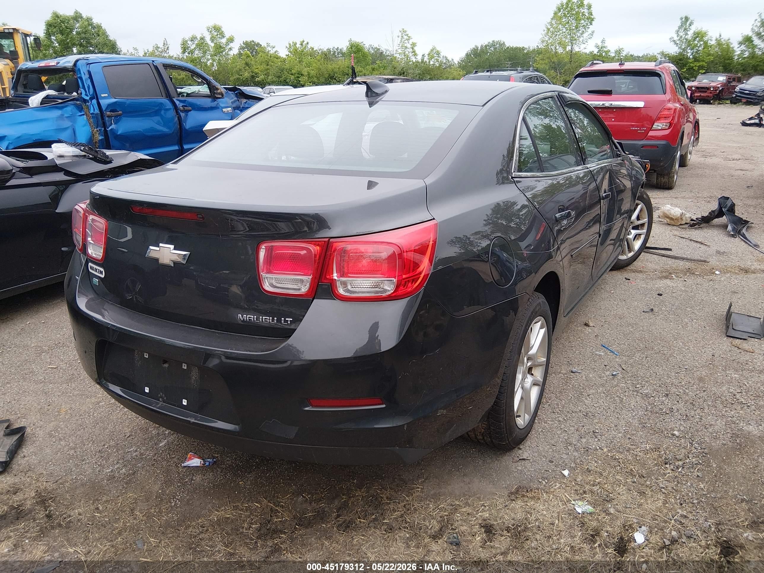 2015 Chevrolet Malibu 1lt Gray vin: 1G11C5SLXFF234144