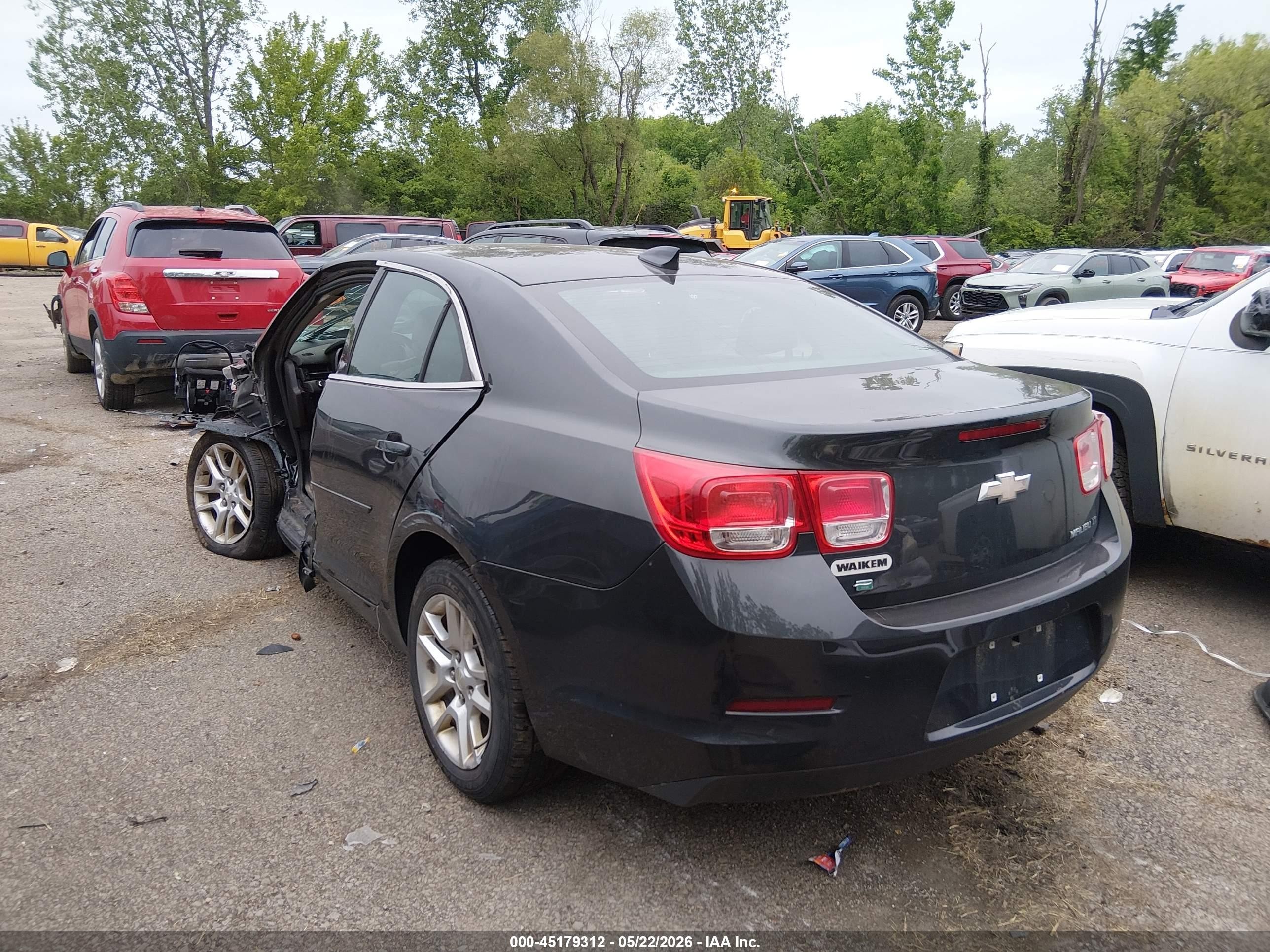 2015 Chevrolet Malibu 1lt Gray vin: 1G11C5SLXFF234144