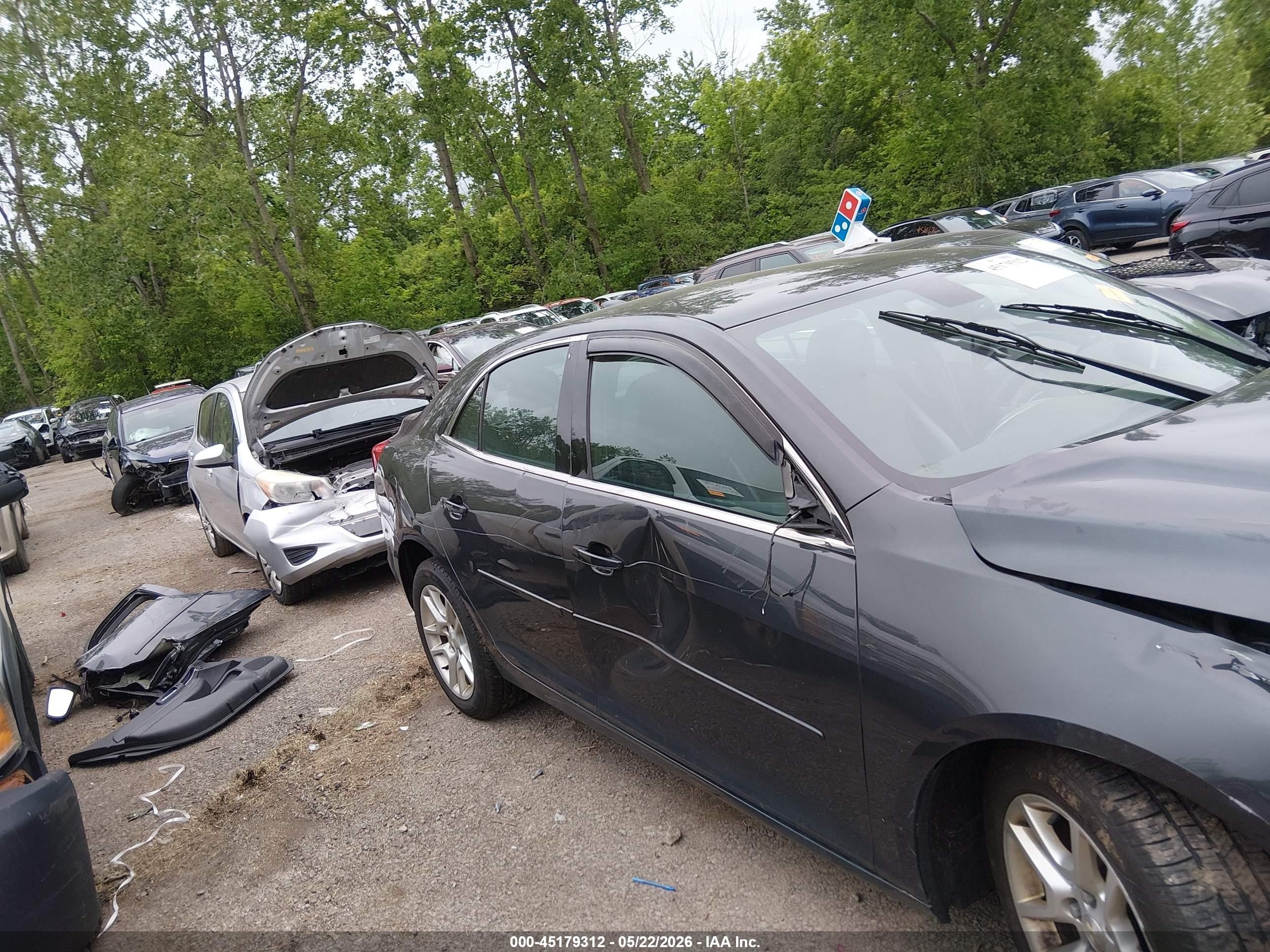 2015 Chevrolet Malibu 1lt Gray vin: 1G11C5SLXFF234144