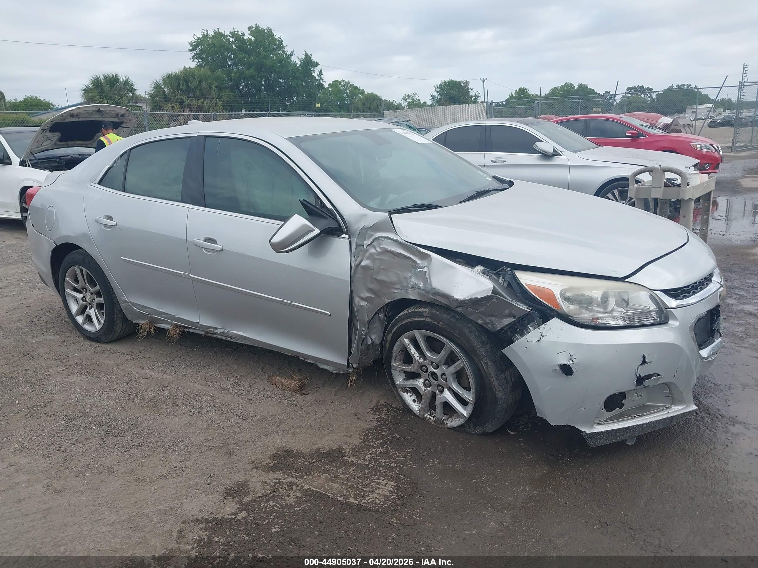 2015 Chevrolet Malibu 1lt Silver vin: 1G11C5SLXFF308467