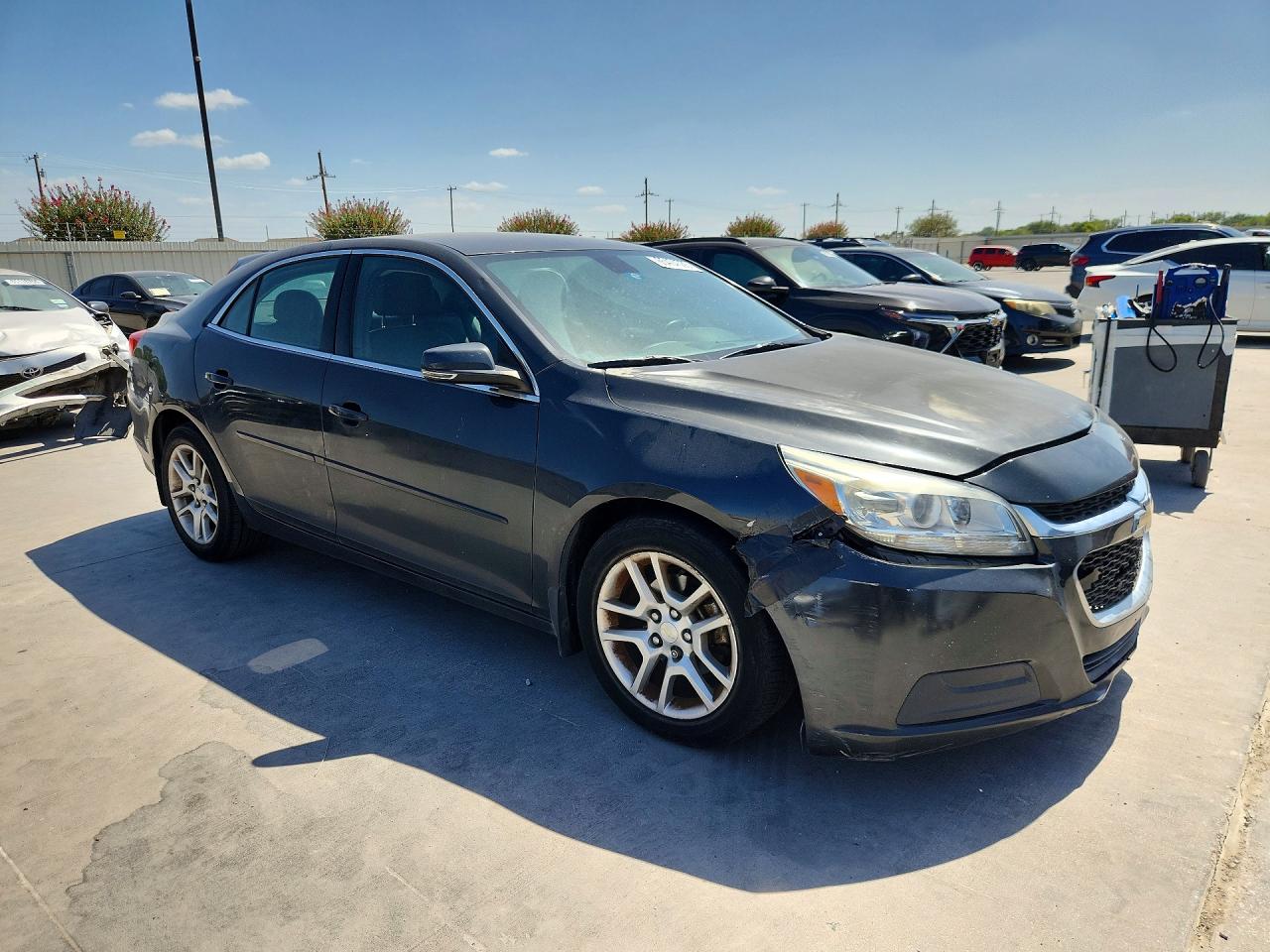 2015 Chevrolet Malibu 1lt Charcoal vin: 1G11C5SLXFF312499