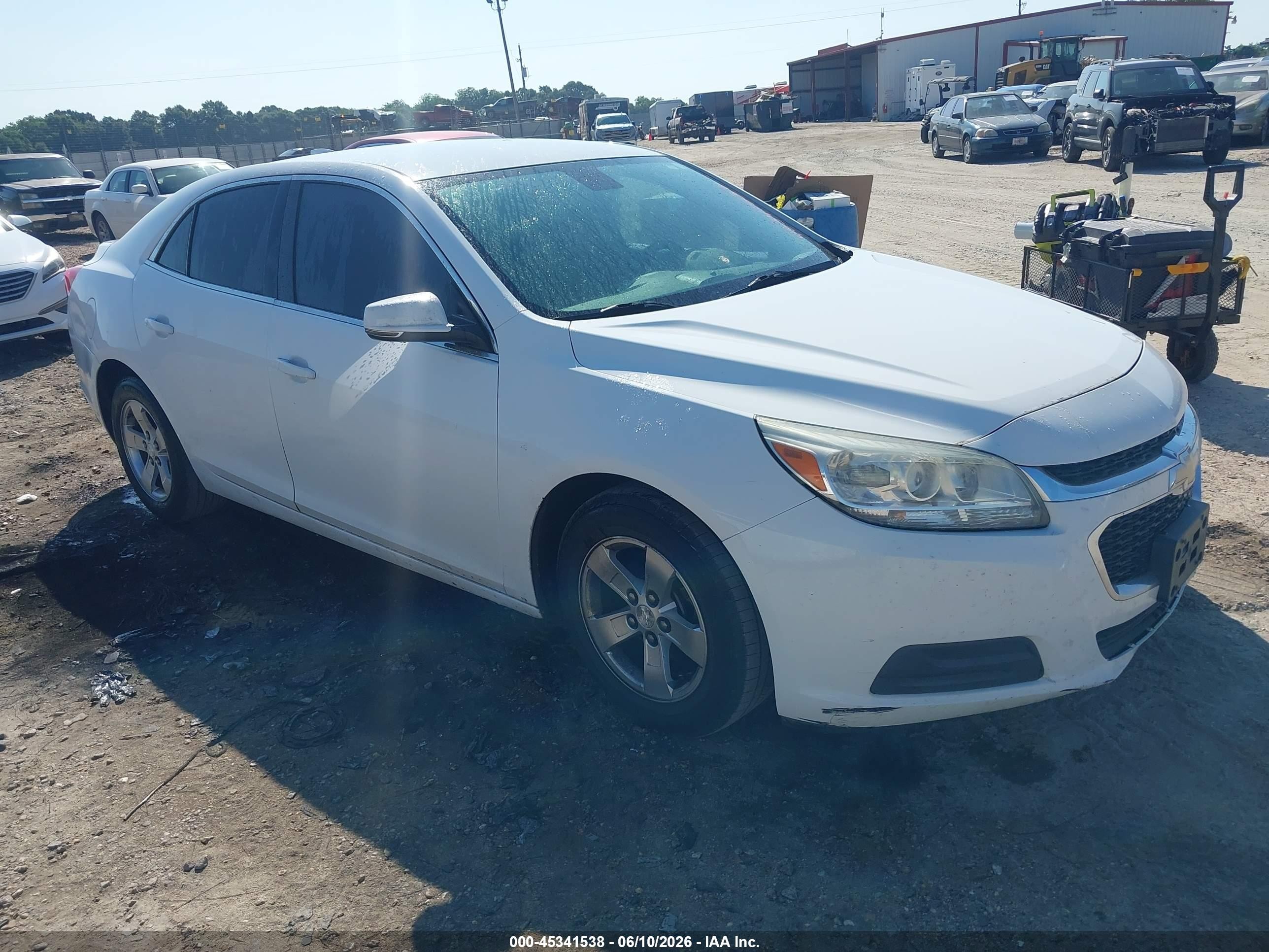 2015 Chevrolet Malibu 1lt White vin: 1G11C5SLXFF322837