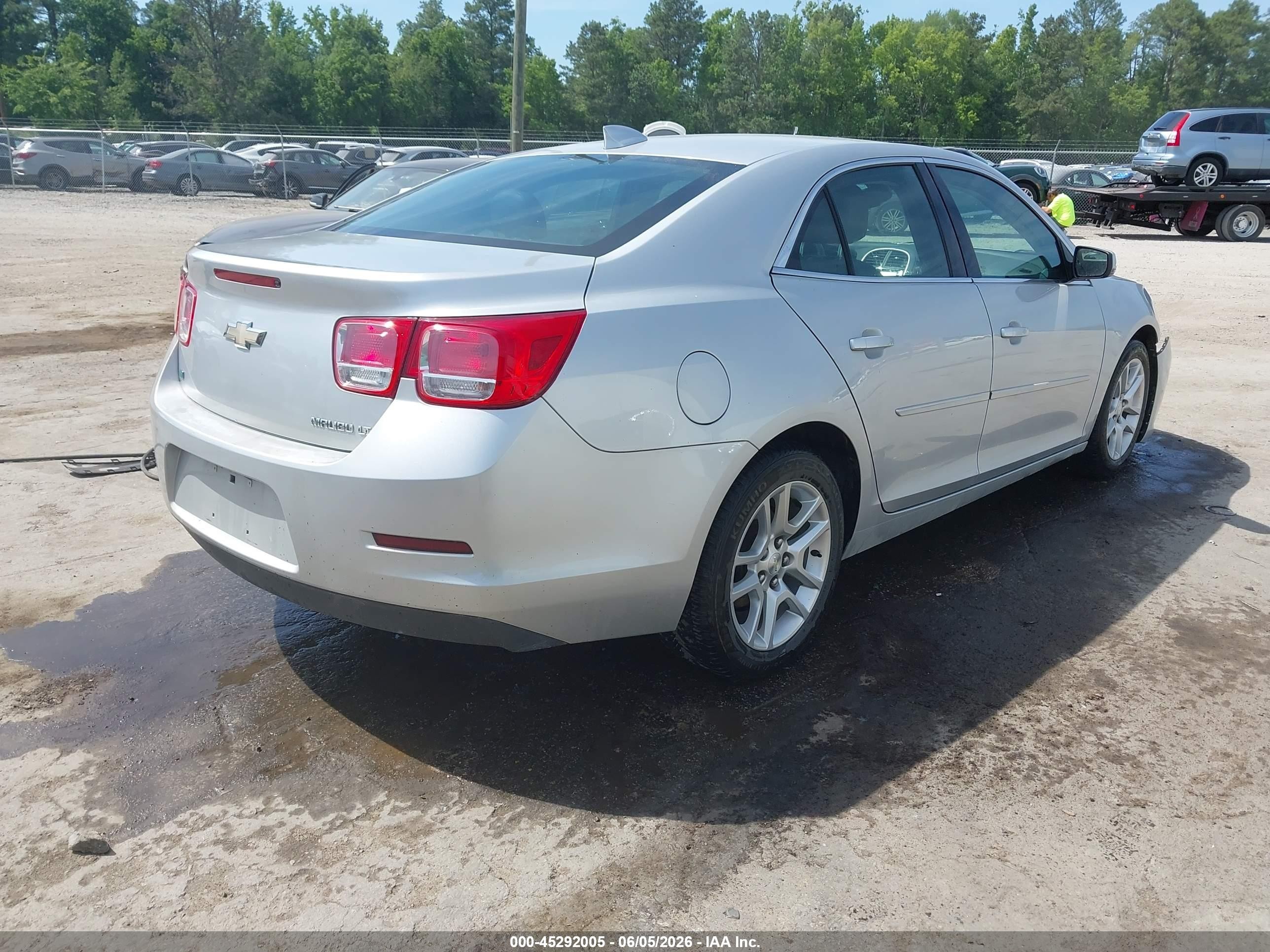 2015 Chevrolet Malibu 1lt Silver vin: 1G11C5SLXFF322935
