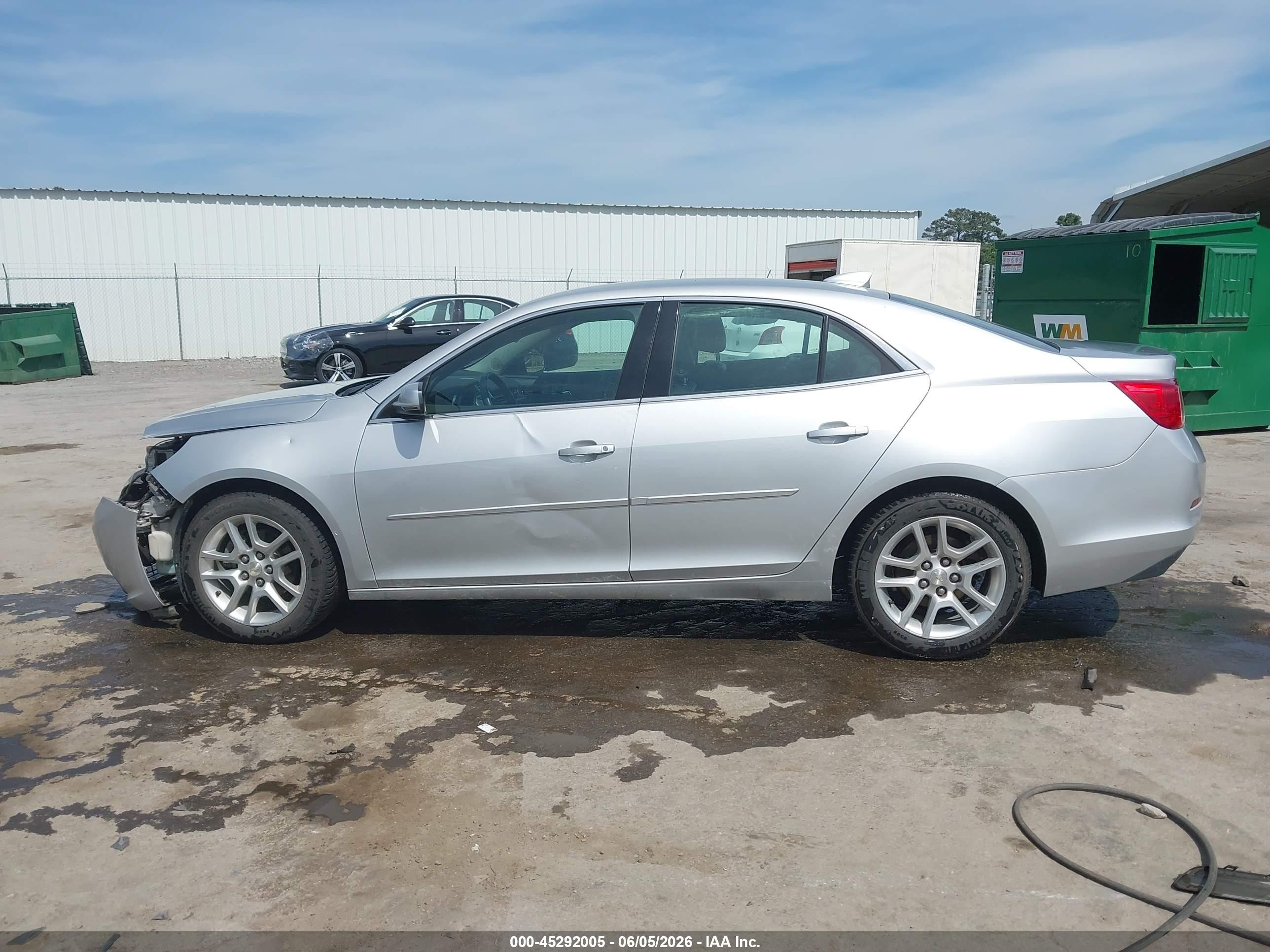 2015 Chevrolet Malibu 1lt Silver vin: 1G11C5SLXFF322935