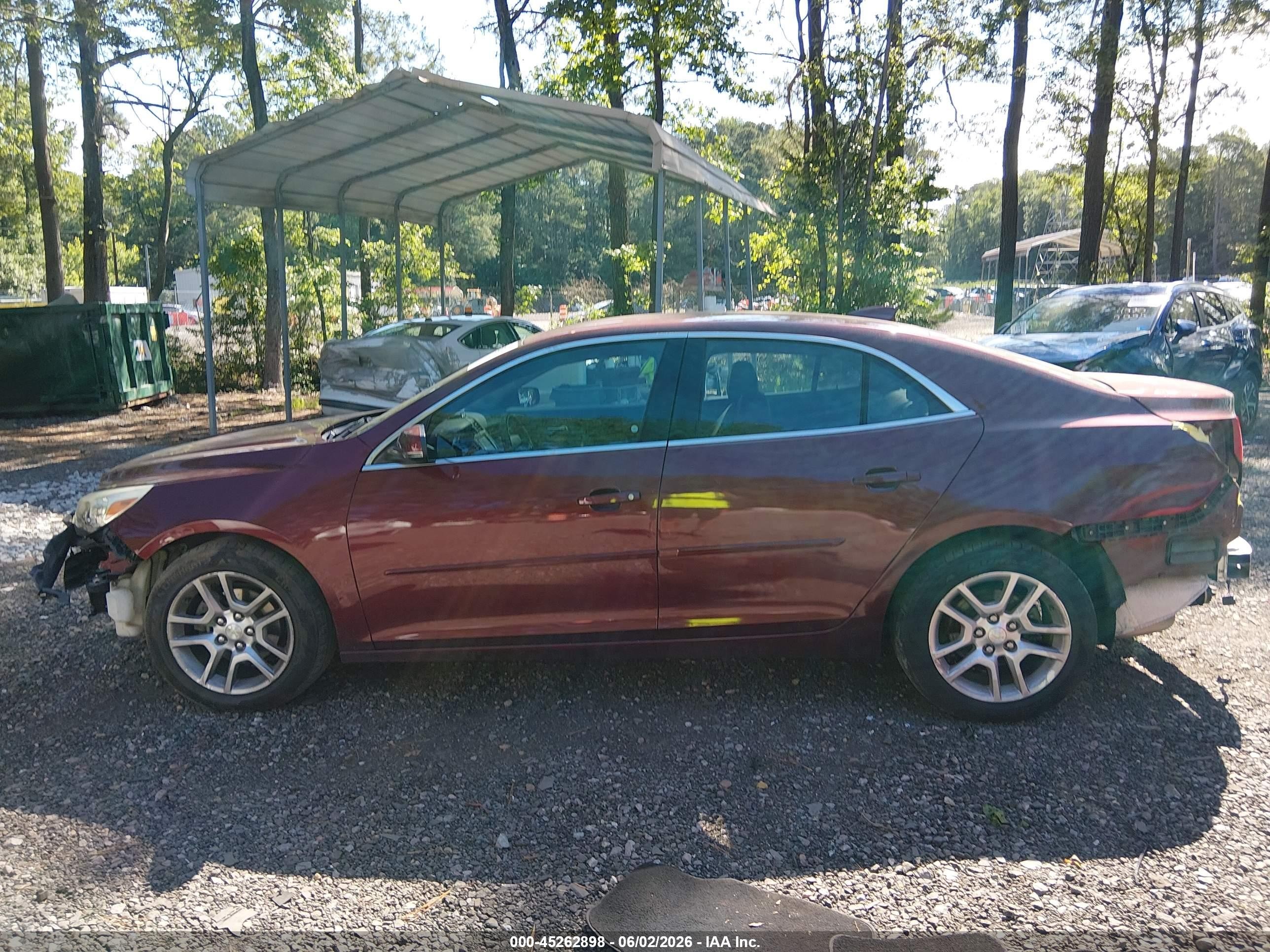2015 Chevrolet Malibu 1lt Красный vin: 1G11C5SLXFF326158
