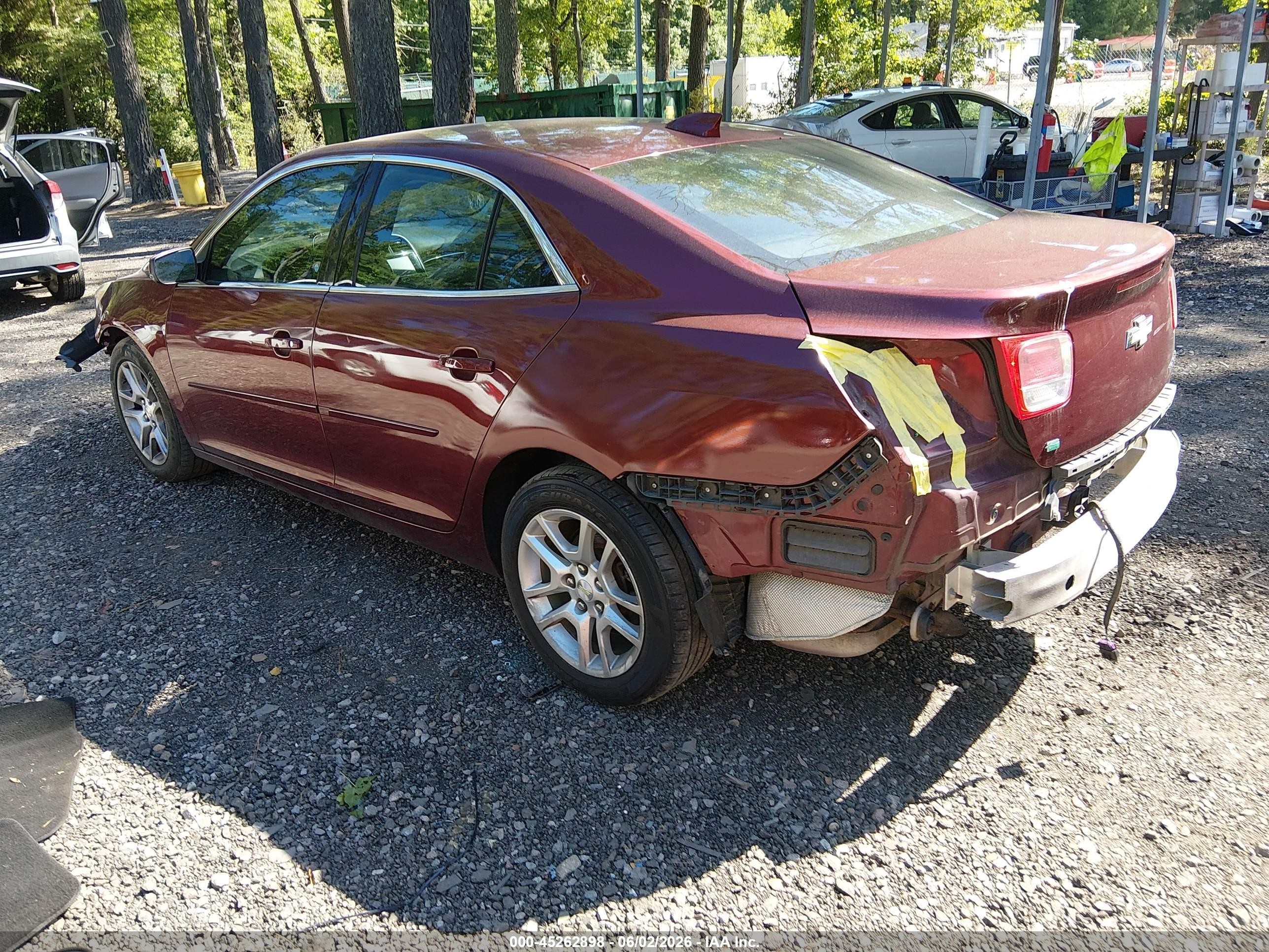 2015 Chevrolet Malibu 1lt Красный vin: 1G11C5SLXFF326158