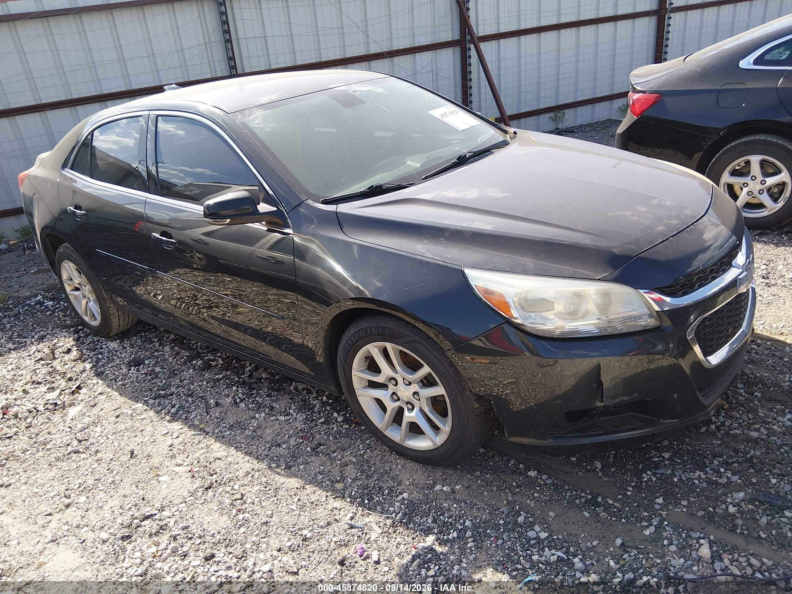 2015 Chevrolet Malibu 1lt Black vin: 1G11C5SLXFF330114