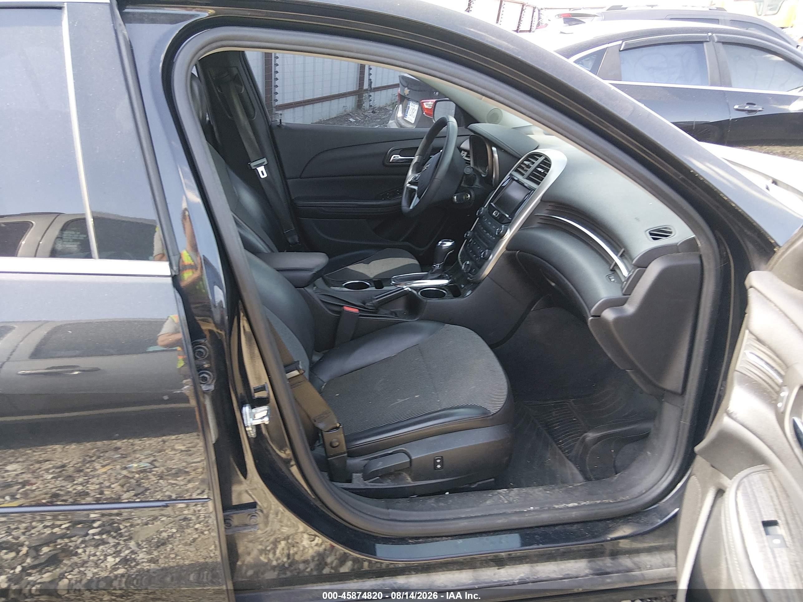 2015 Chevrolet Malibu 1lt Черный vin: 1G11C5SLXFF330114