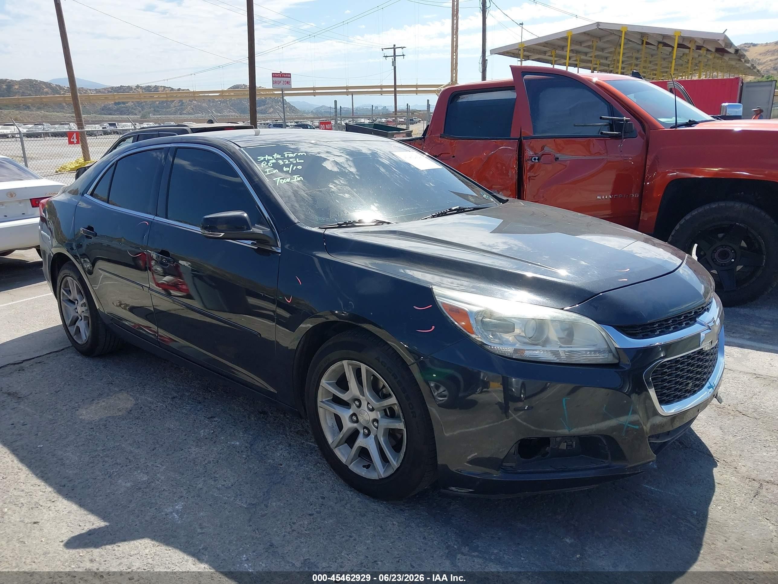 2015 Chevrolet Malibu 1lt Black vin: 1G11C5SLXFF337354