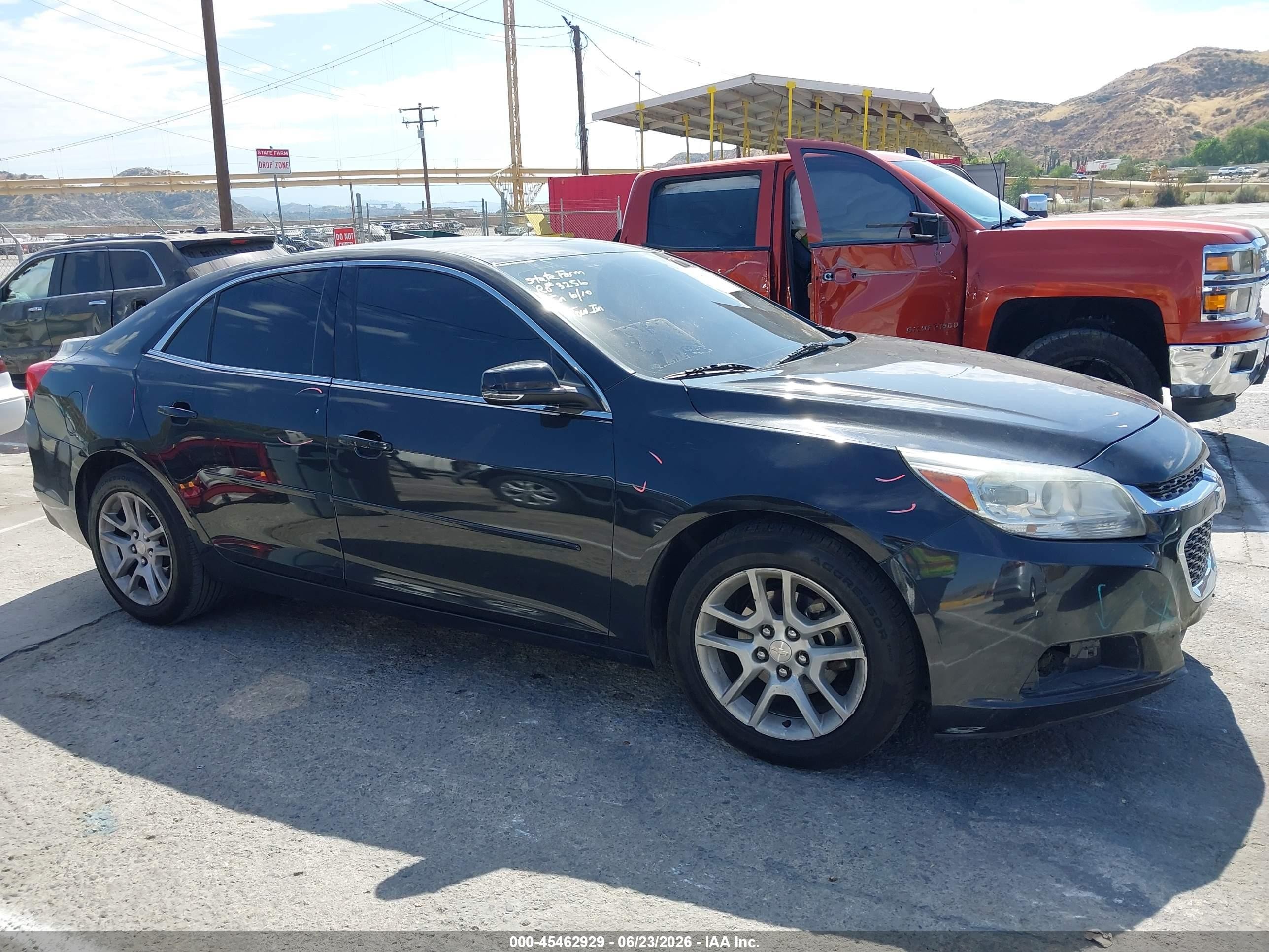 2015 Chevrolet Malibu 1lt Black vin: 1G11C5SLXFF337354