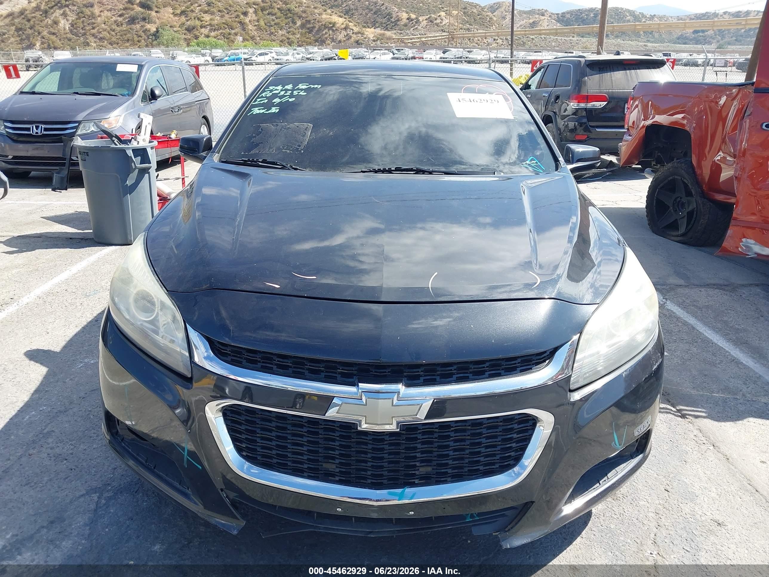 2015 Chevrolet Malibu 1lt Black vin: 1G11C5SLXFF337354