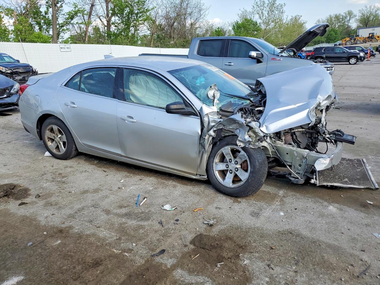 2015 Chevrolet Malibu 1lt Silver vin: 1G11C5SLXFU150157