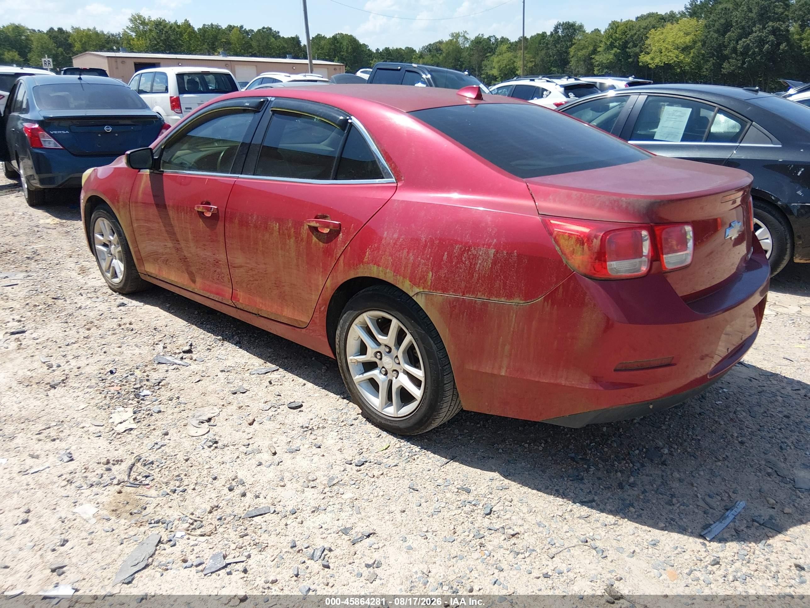 2013 Chevrolet Malibu Eco Красный vin: 1G11D5RR1DF107531