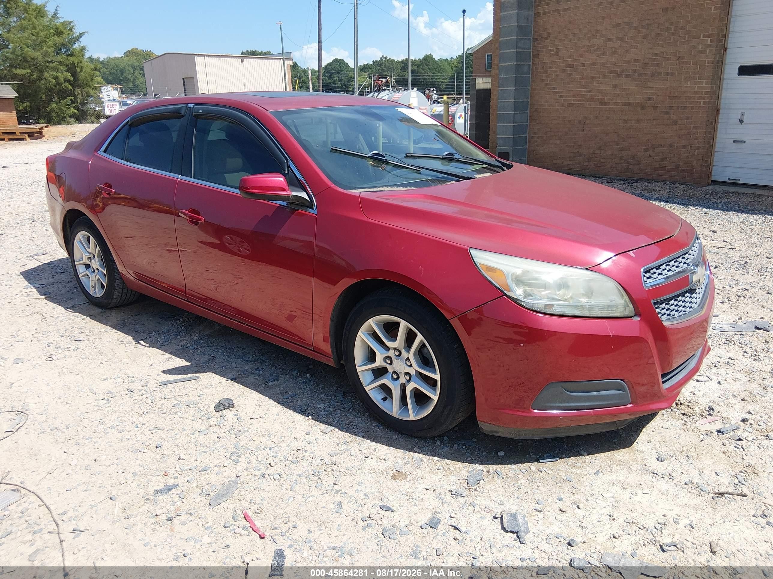 2013 Chevrolet Malibu Eco Red vin: 1G11D5RR1DF107531