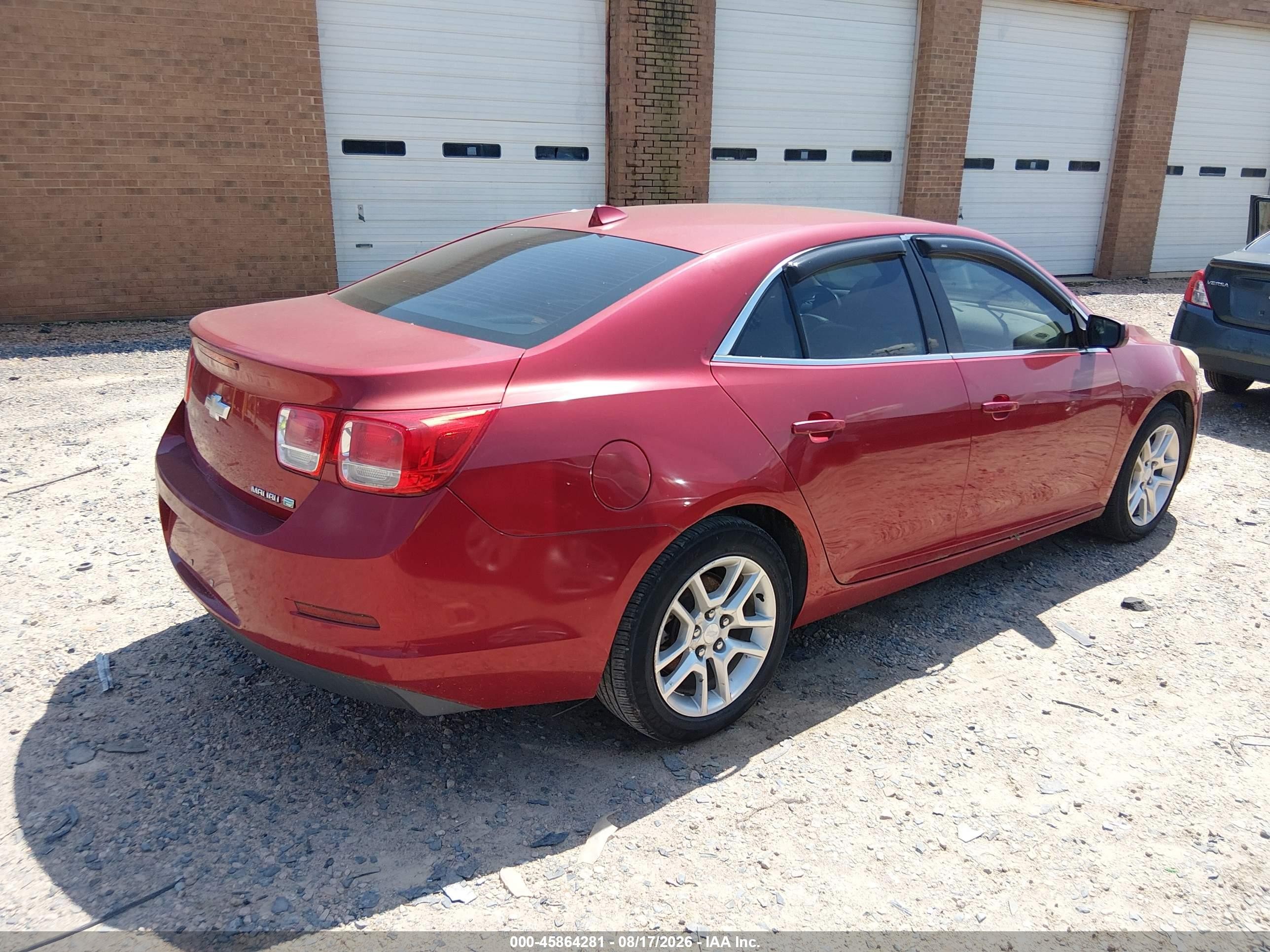 2013 Chevrolet Malibu Eco Красный vin: 1G11D5RR1DF107531