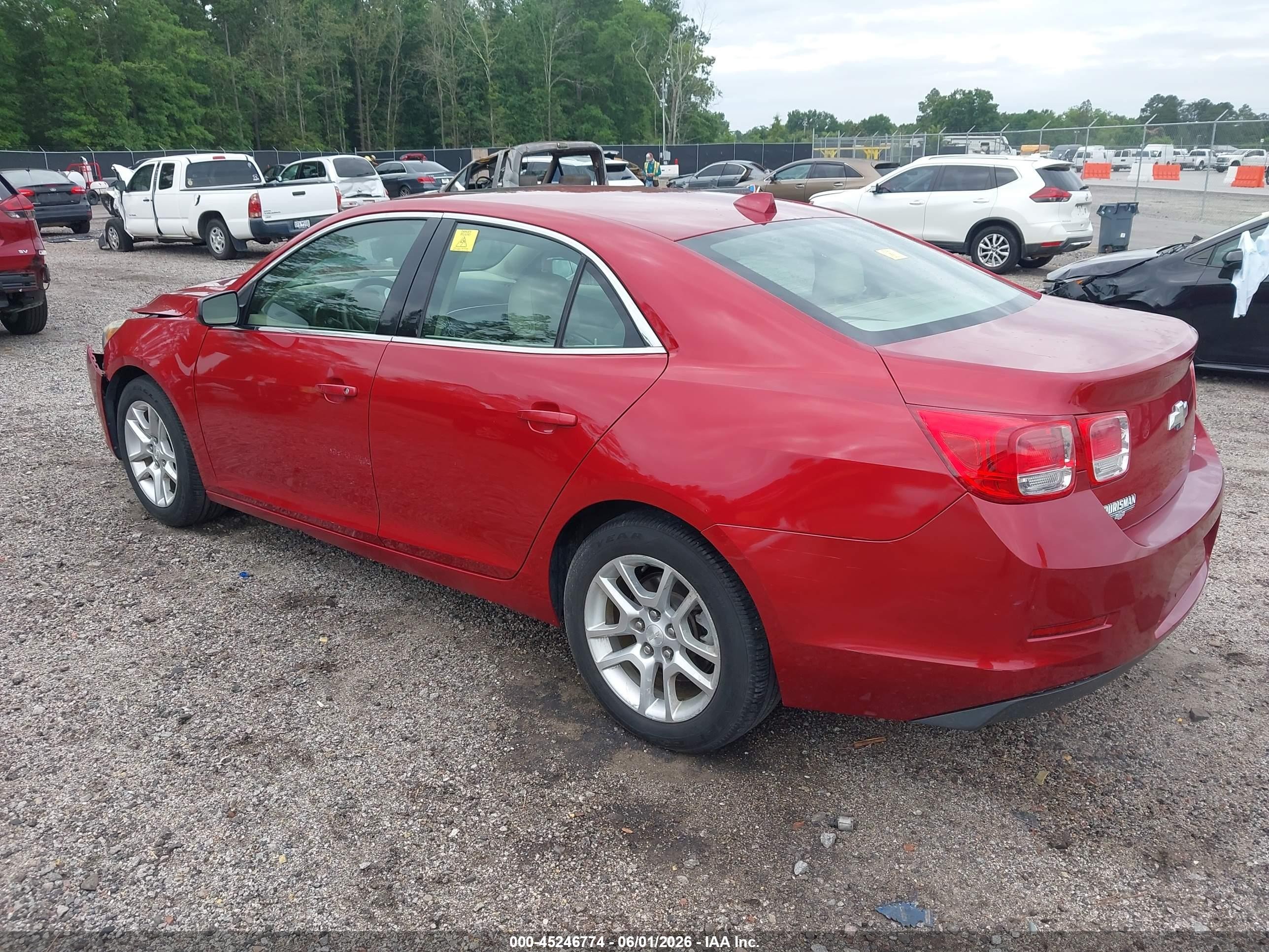 2013 Chevrolet Malibu Eco Red vin: 1G11D5RR1DF107884