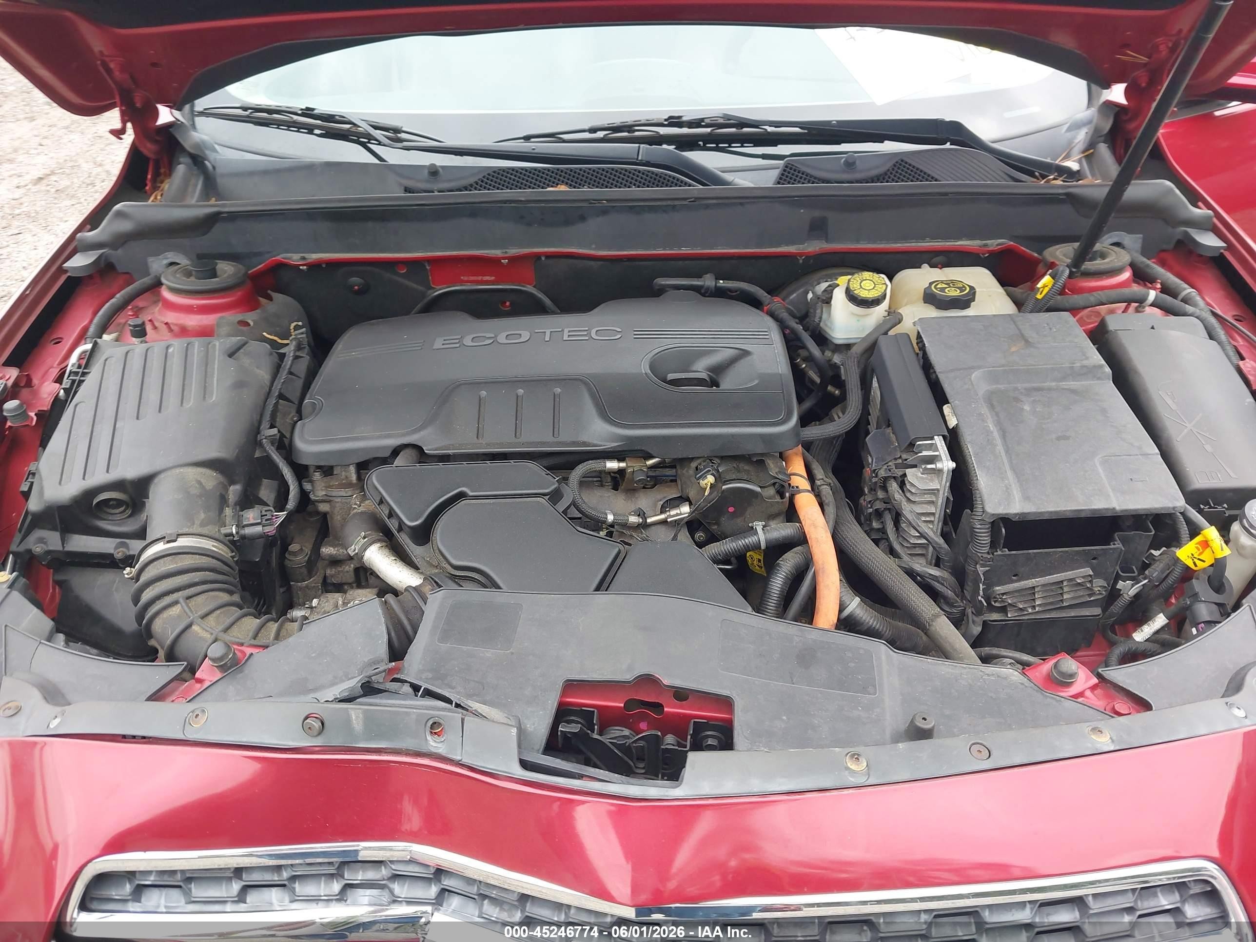 2013 Chevrolet Malibu Eco Red vin: 1G11D5RR1DF107884