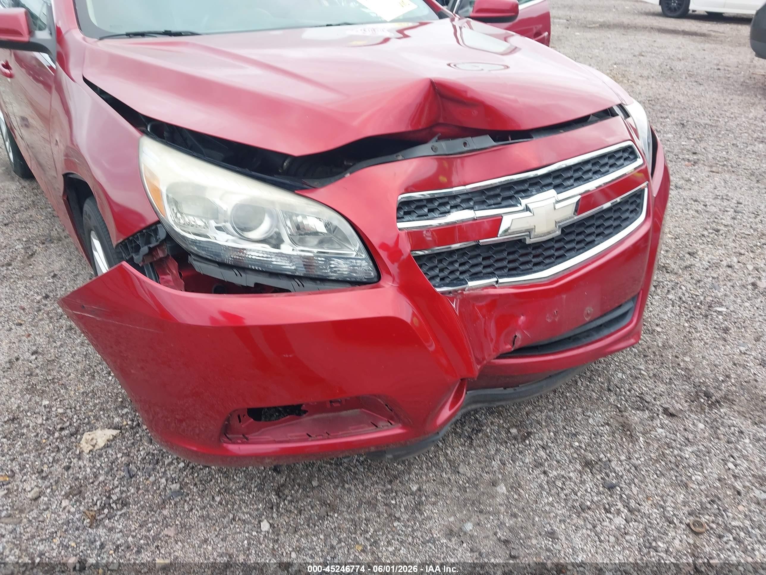 2013 Chevrolet Malibu Eco Red vin: 1G11D5RR1DF107884