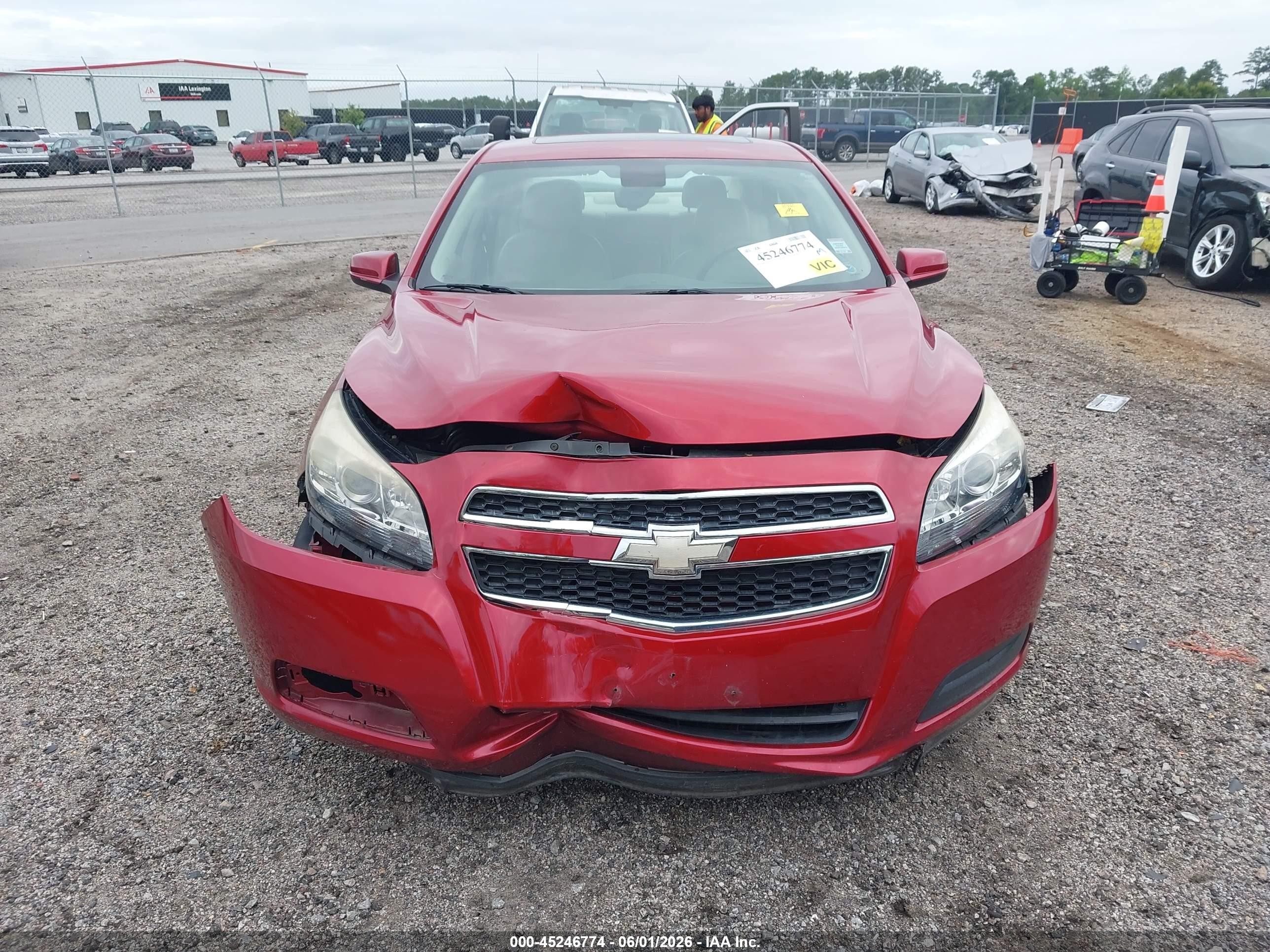 2013 Chevrolet Malibu Eco Red vin: 1G11D5RR1DF107884