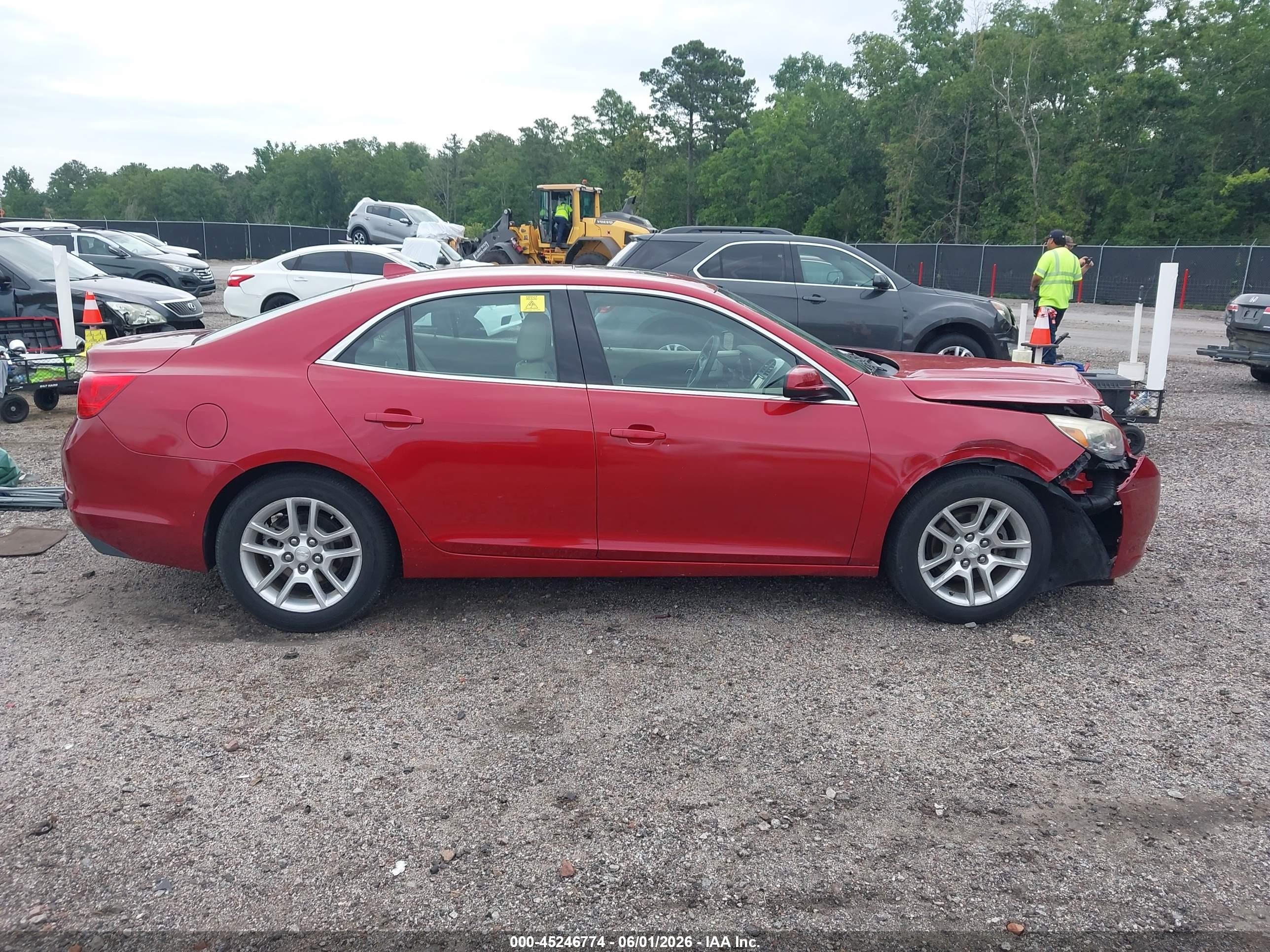 2013 Chevrolet Malibu Eco Red vin: 1G11D5RR1DF107884