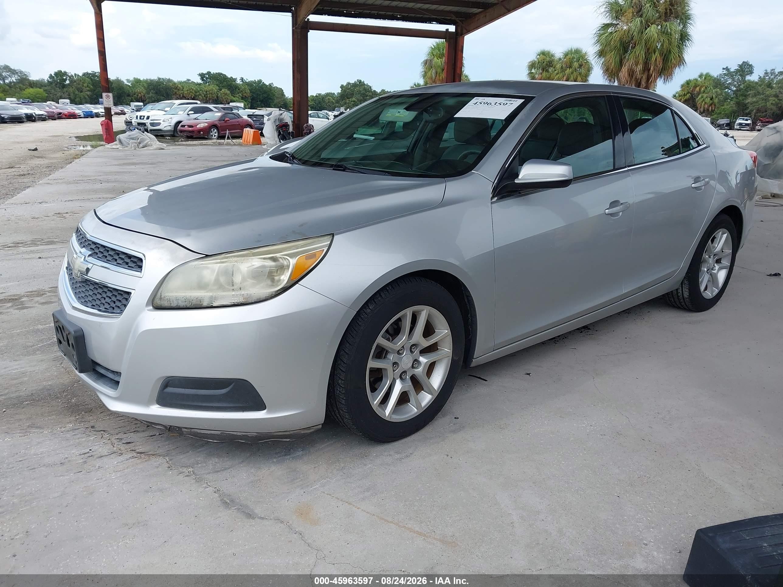 2013 Chevrolet Malibu Eco Silver vin: 1G11D5RR1DF115175