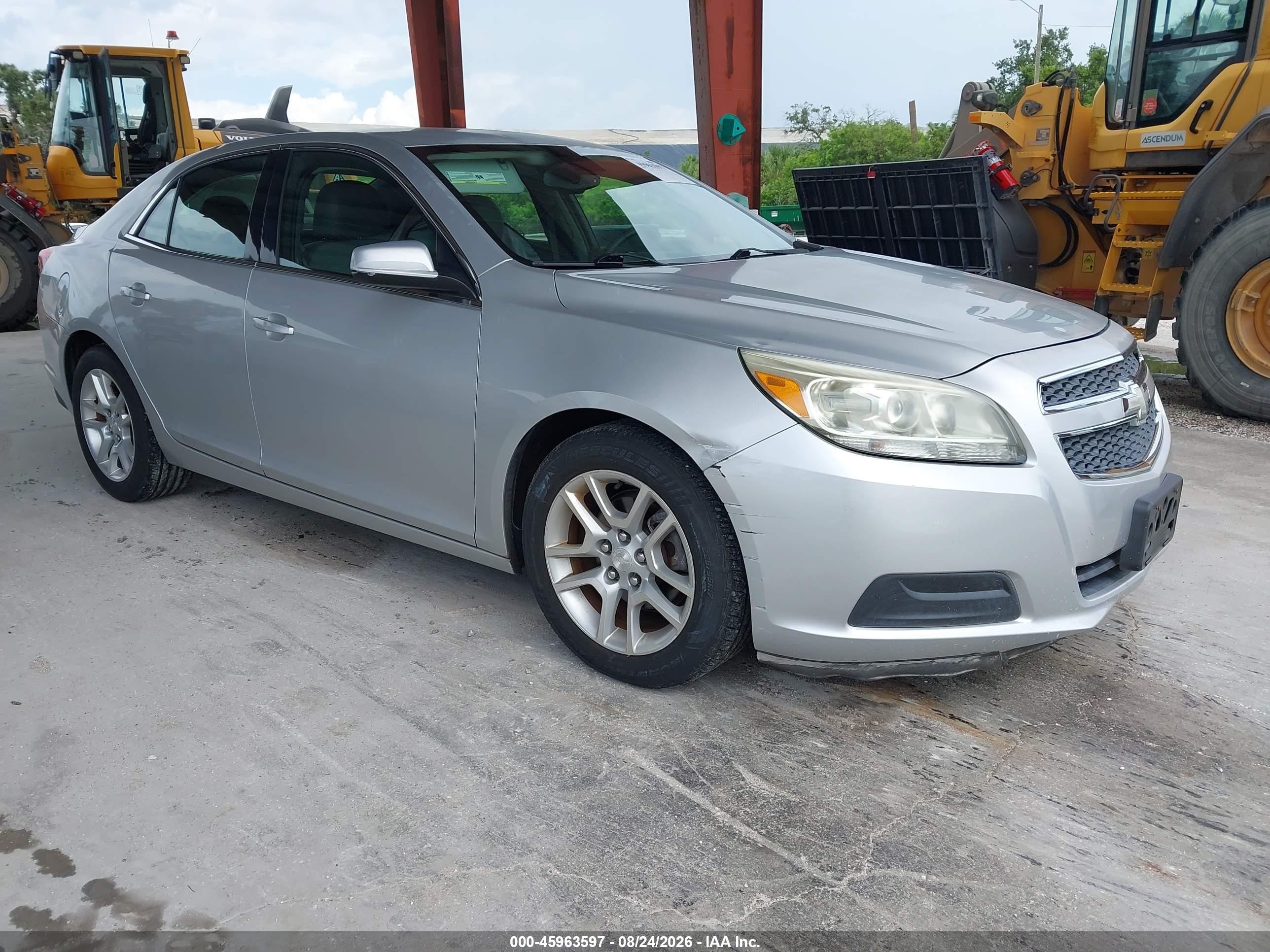 2013 Chevrolet Malibu Eco Серебряный vin: 1G11D5RR1DF115175