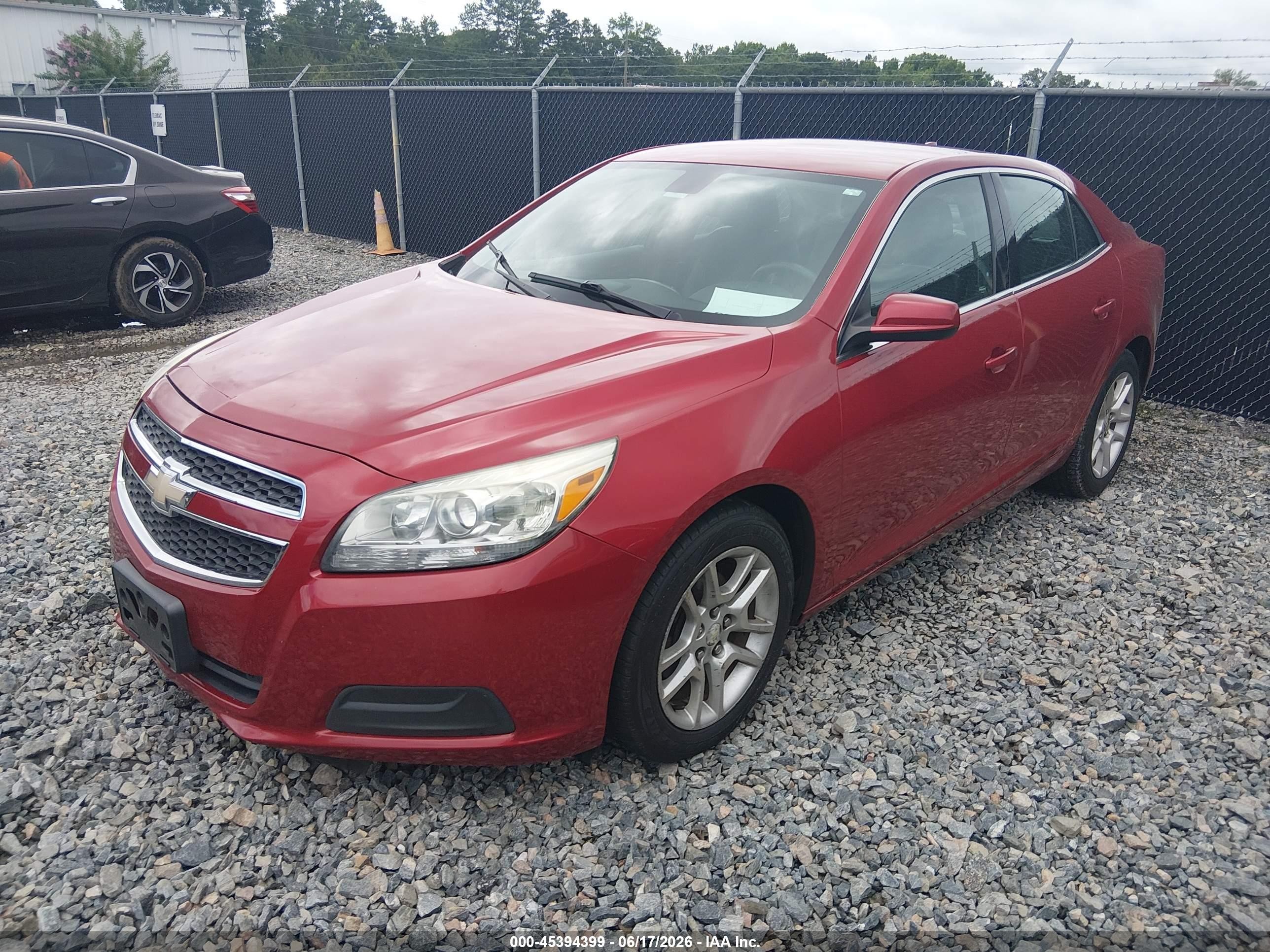 2013 Chevrolet Malibu Eco Red vin: 1G11D5RR1DF119355