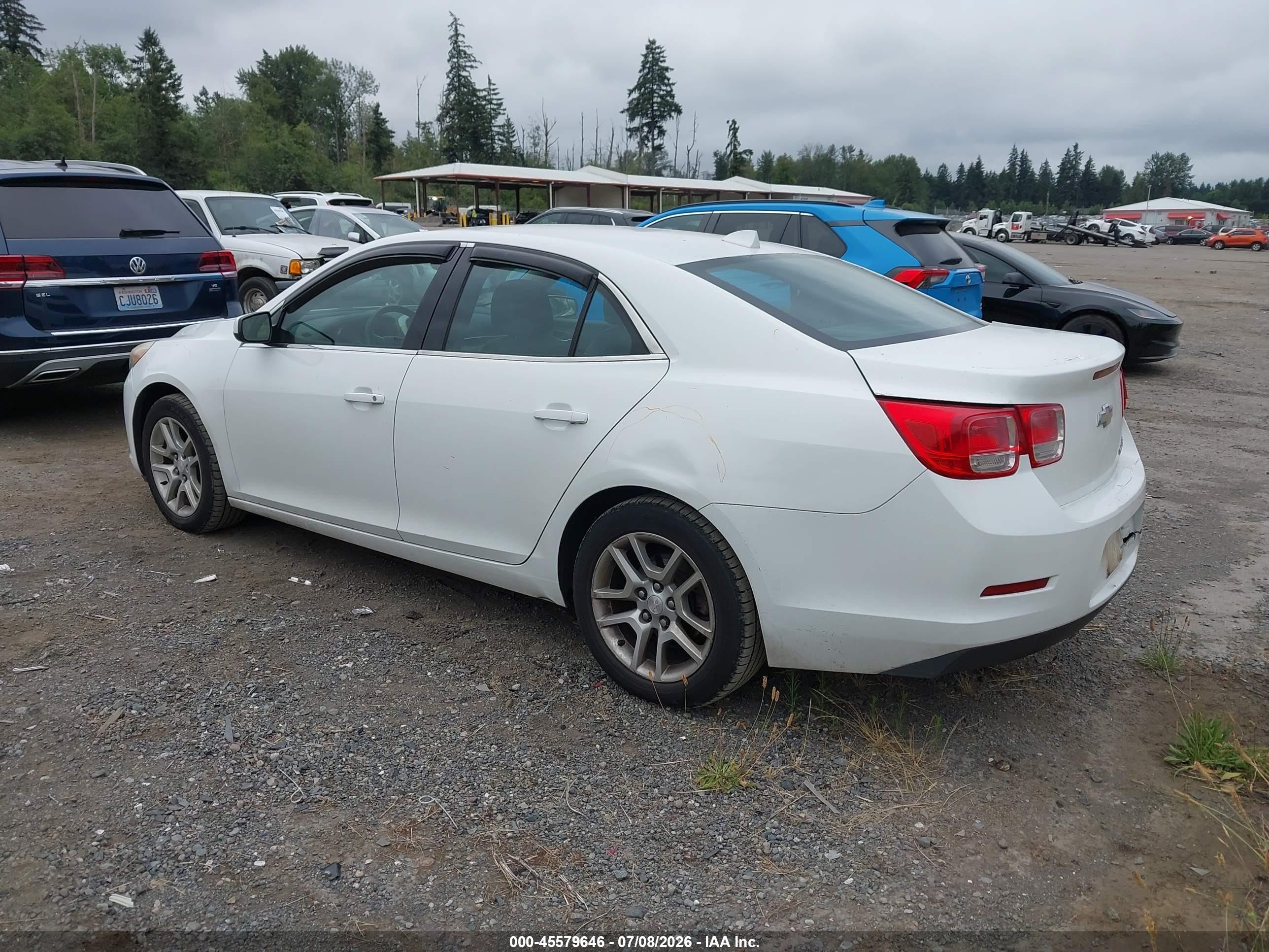 2013 Chevrolet Malibu Eco White vin: 1G11D5RR2DF104511