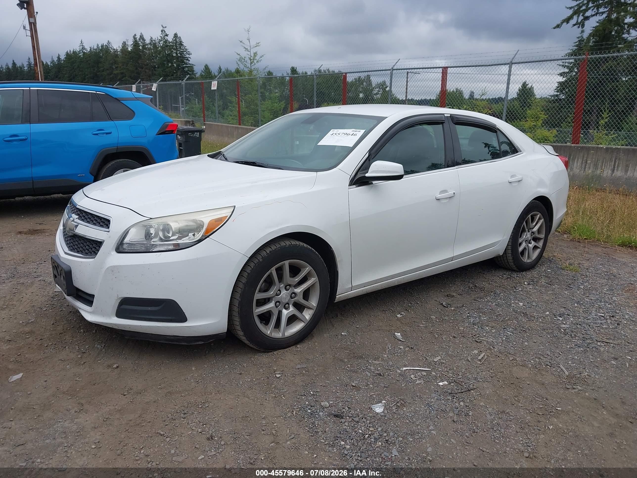 2013 Chevrolet Malibu Eco White vin: 1G11D5RR2DF104511