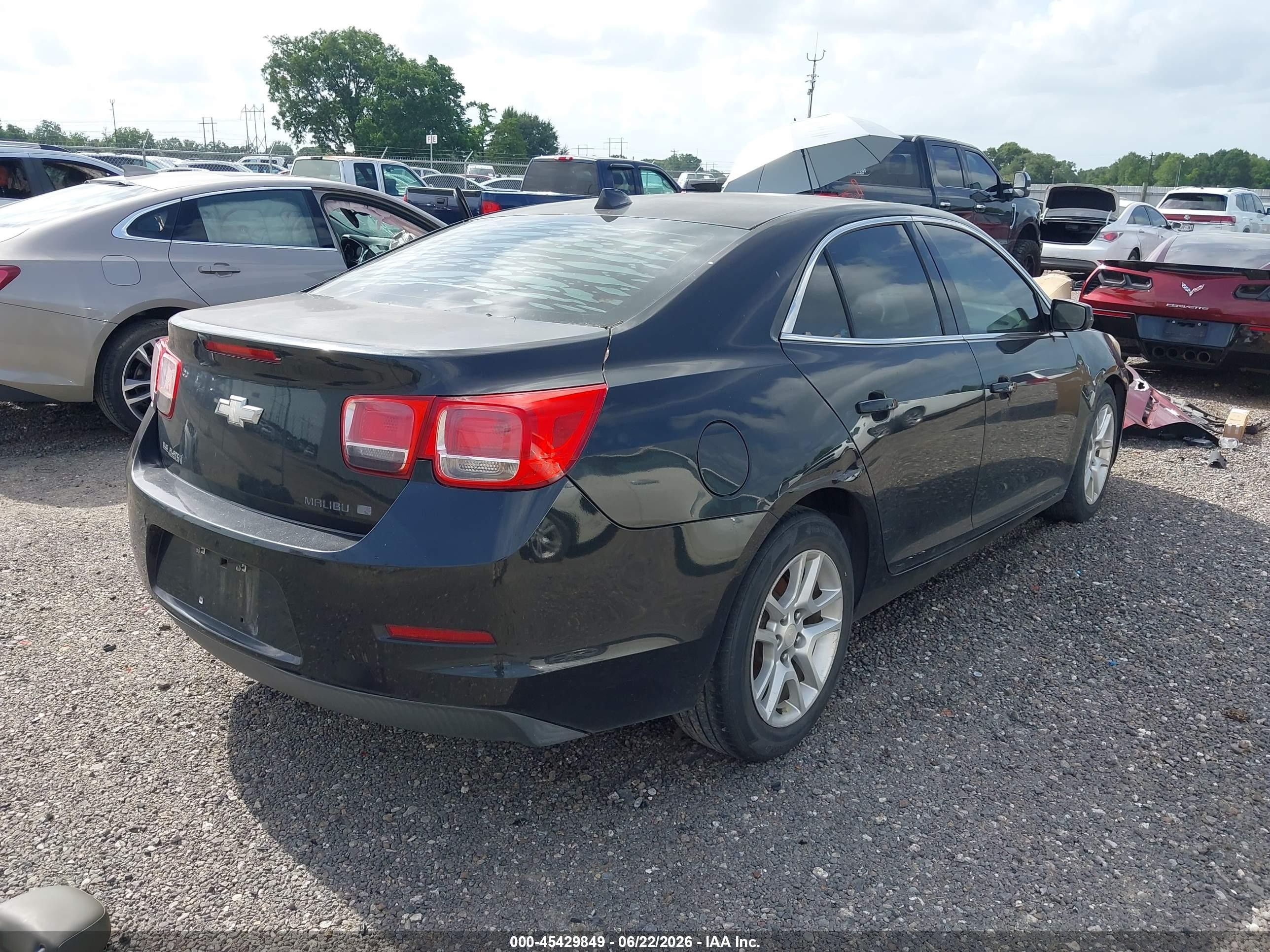 2013 Chevrolet Malibu Eco Black vin: 1G11D5RR3DF103173