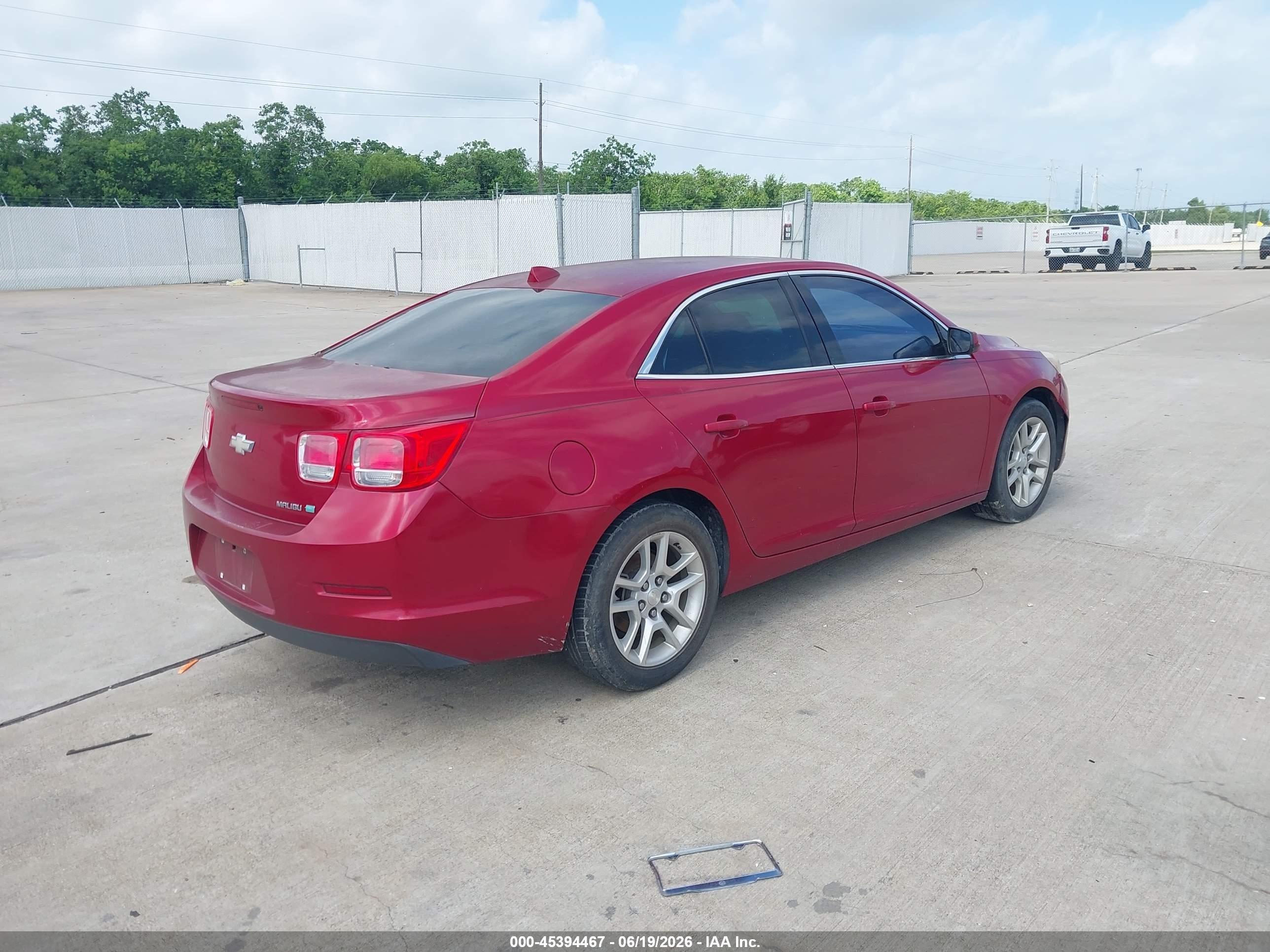 2013 Chevrolet Malibu Eco Бордовый vin: 1G11D5RR3DF113539