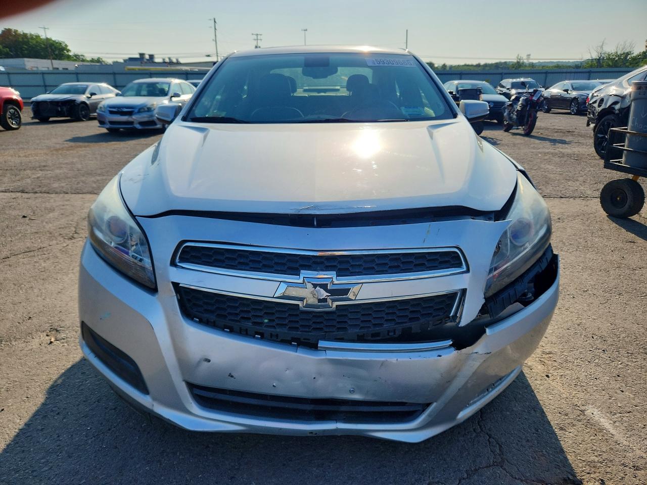 2013 Chevrolet Malibu 1lt Silver vin: 1G11D5RR4DF101030