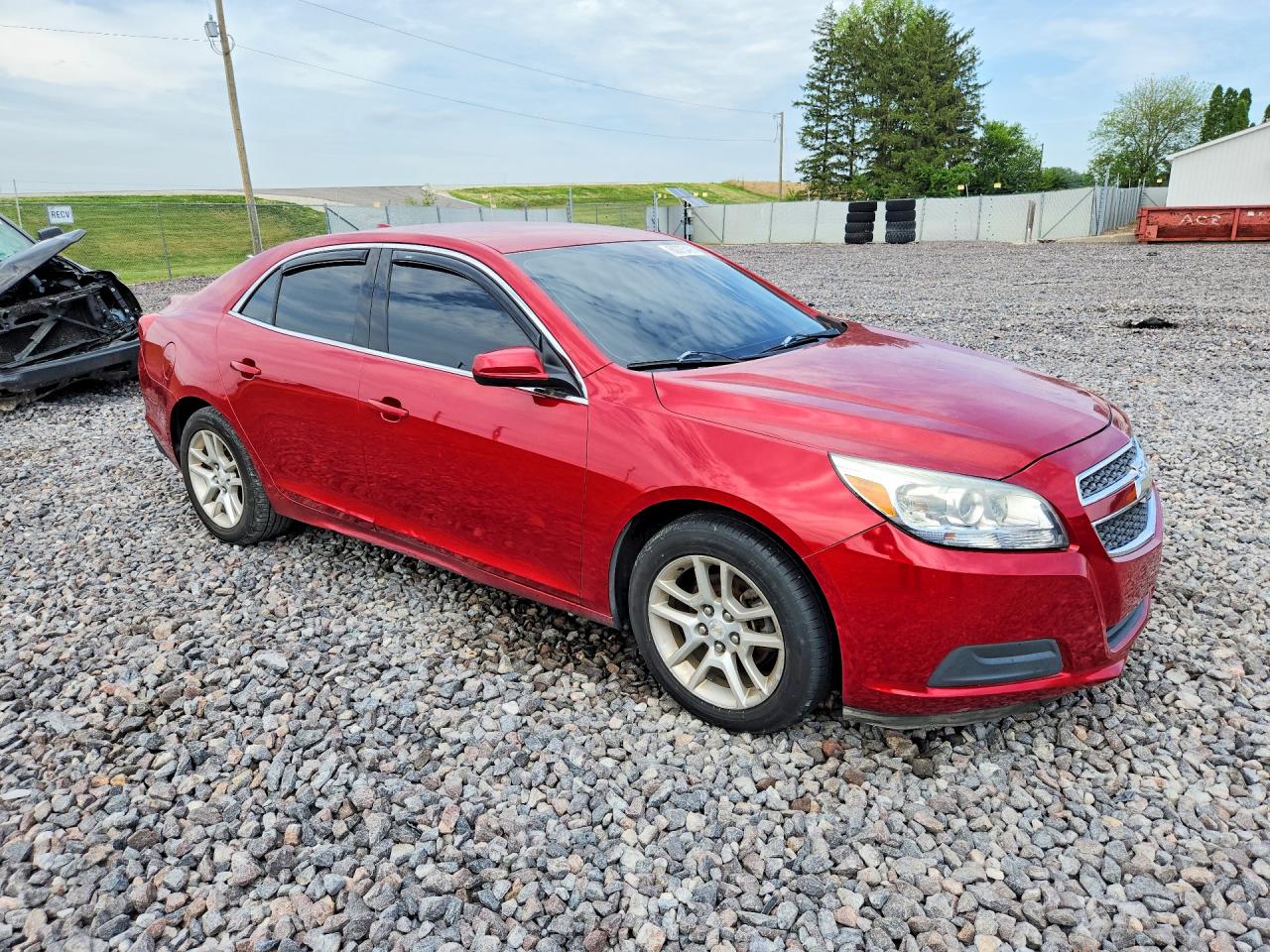 2013 Chevrolet Malibu 1lt Red vin: 1G11D5RR4DF111962