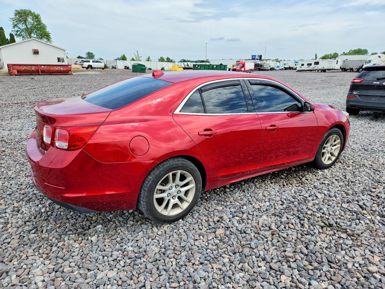 2013 Chevrolet Malibu 1lt Red vin: 1G11D5RR4DF111962