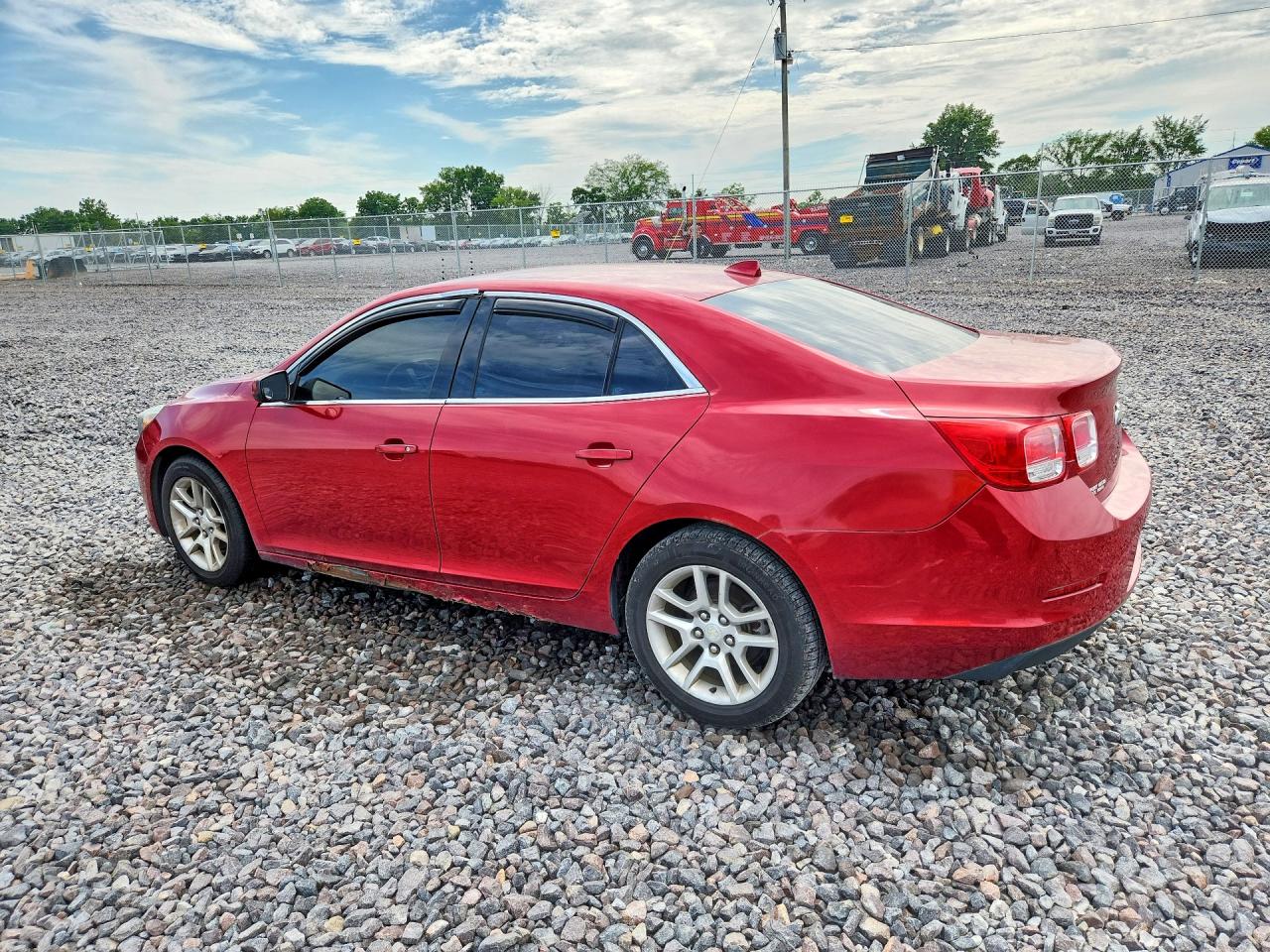 2013 Chevrolet Malibu 1lt Red vin: 1G11D5RR4DF111962